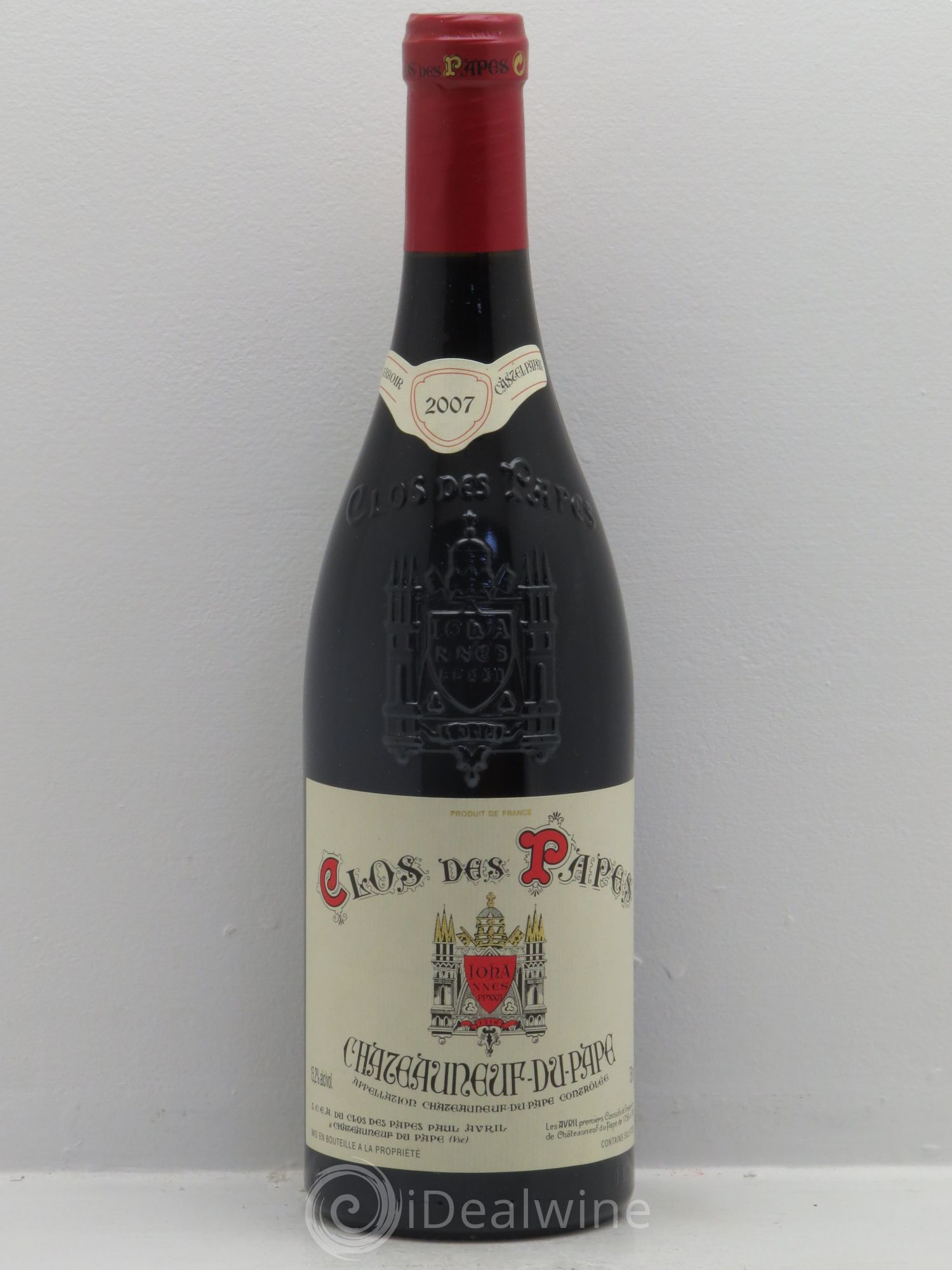 Châteauneuf-du-Pape Clos des Papes - Paul Avril 2007 - Lot de 1 bouteille - 0