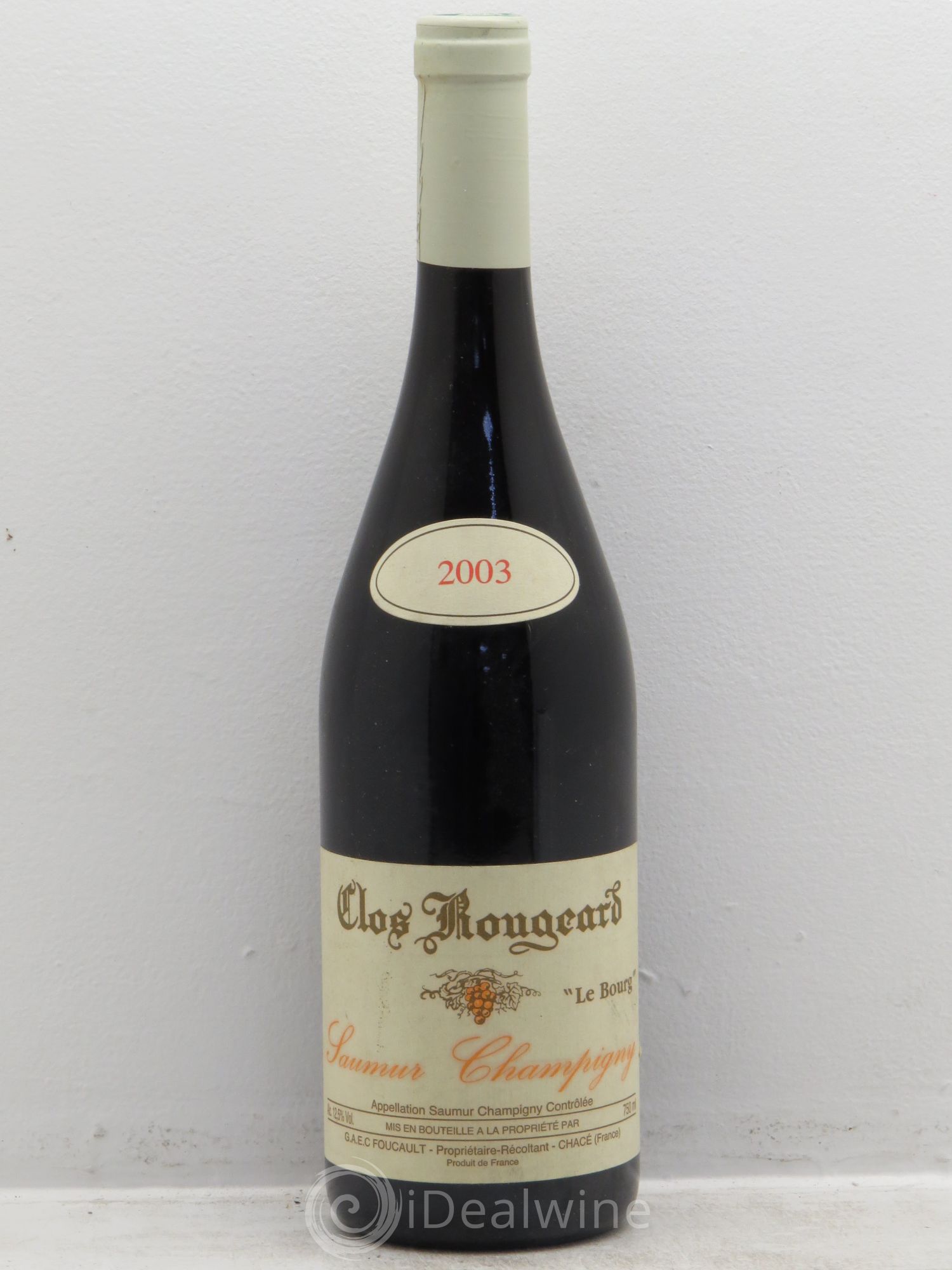 Saumur-Champigny Le Bourg Clos Rougeard 2003 - Lot de 1 bouteille - 0