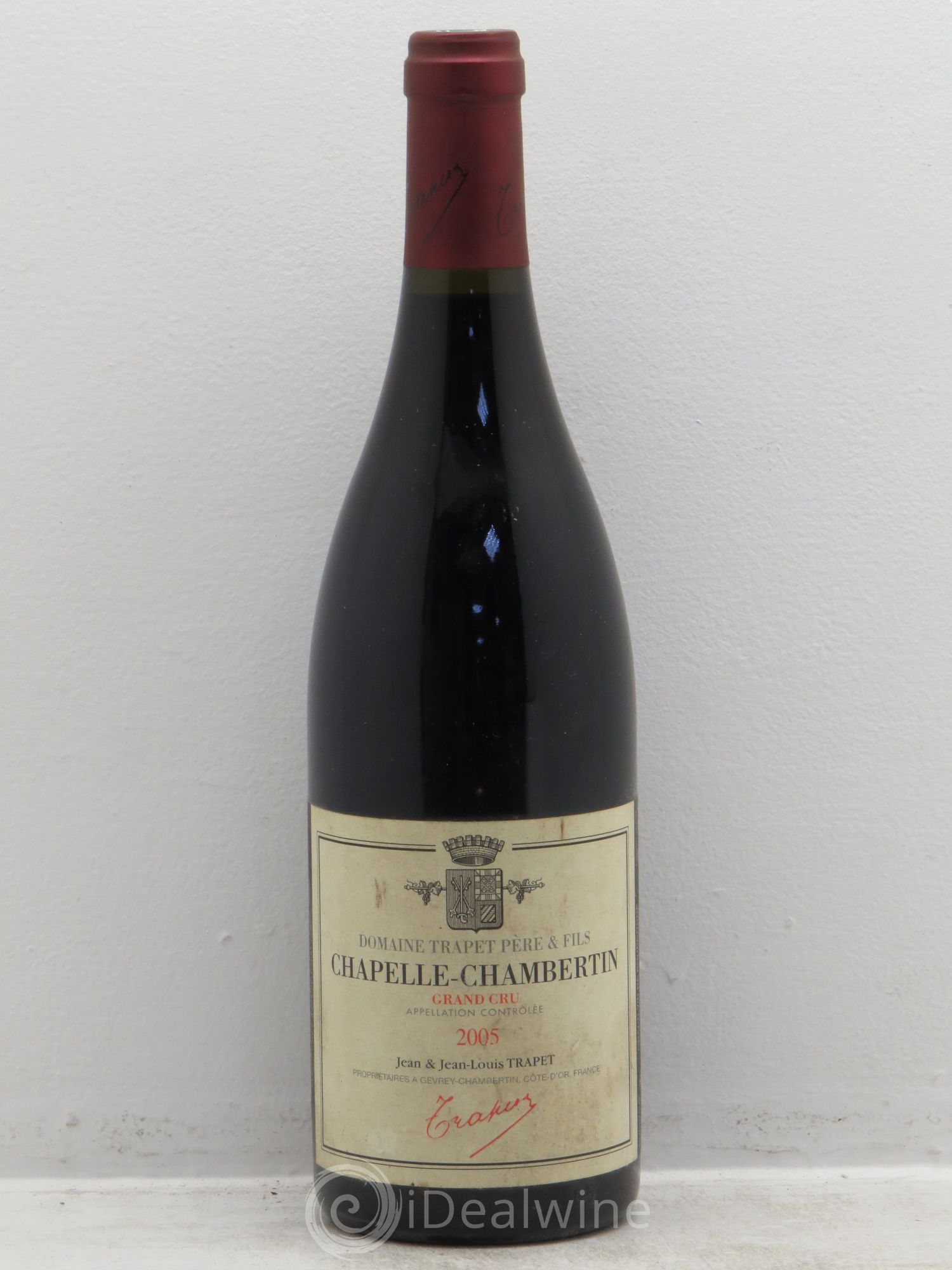 Chapelle-Chambertin Grand Cru Domaine Trapet 2005 - Lot de 1 bouteille - 0