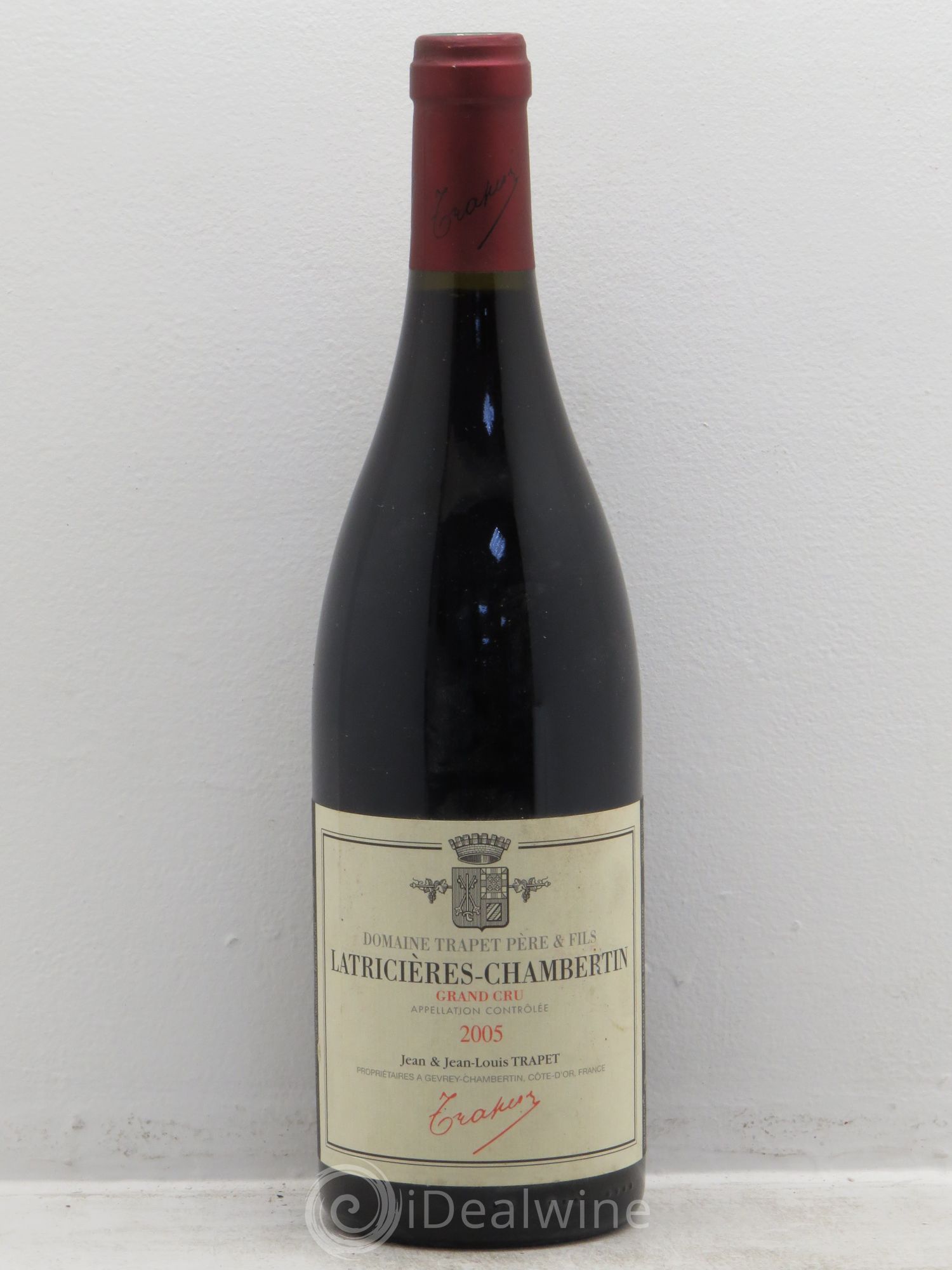 Latricières-Chambertin Grand Cru Domaine Trapet 2005 - Lot de 1 bouteille - 0