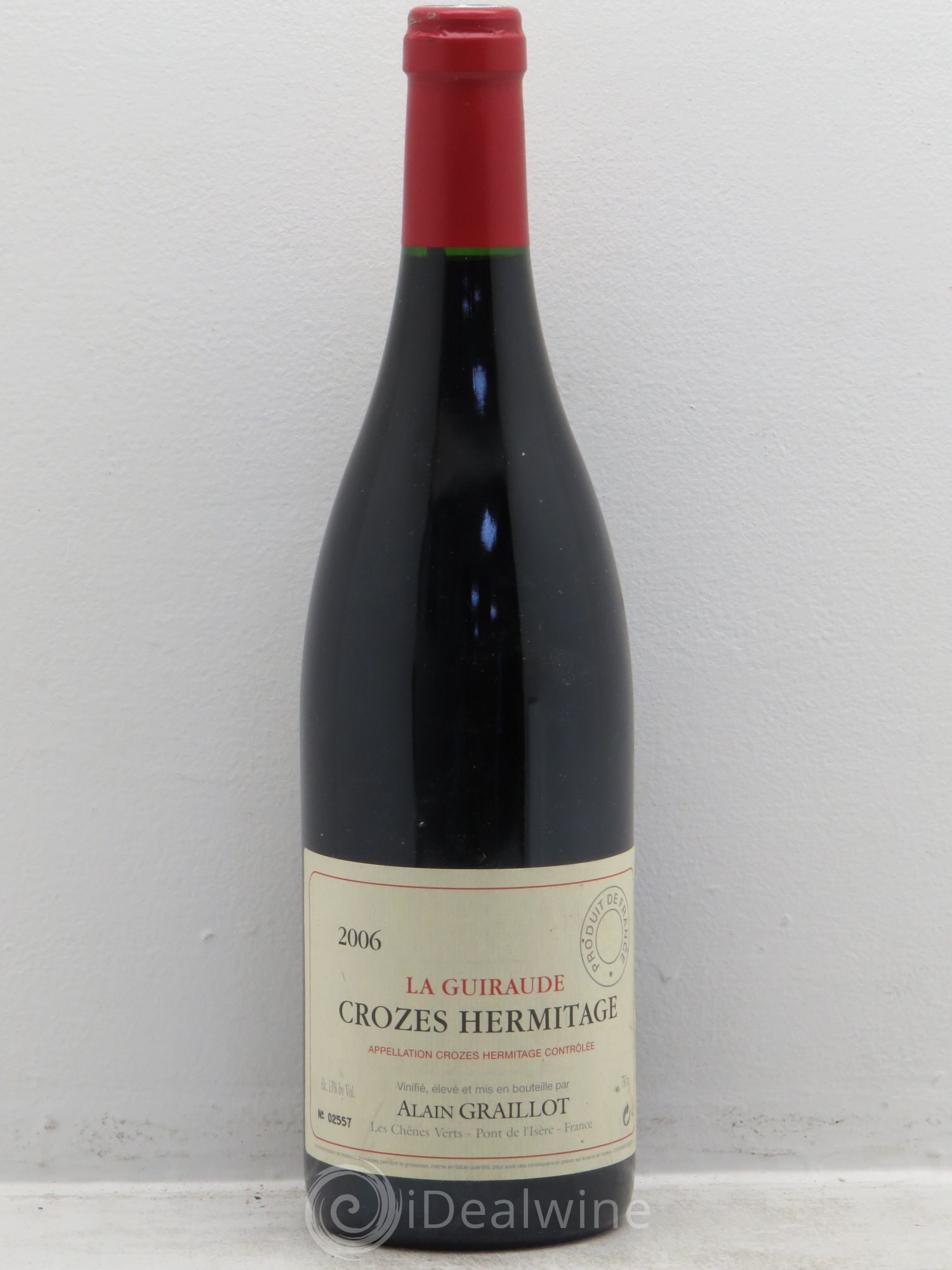 Crozes-Hermitage La Guiraude Domaine Graillot 2006 - Lot de 1 bouteille - 0