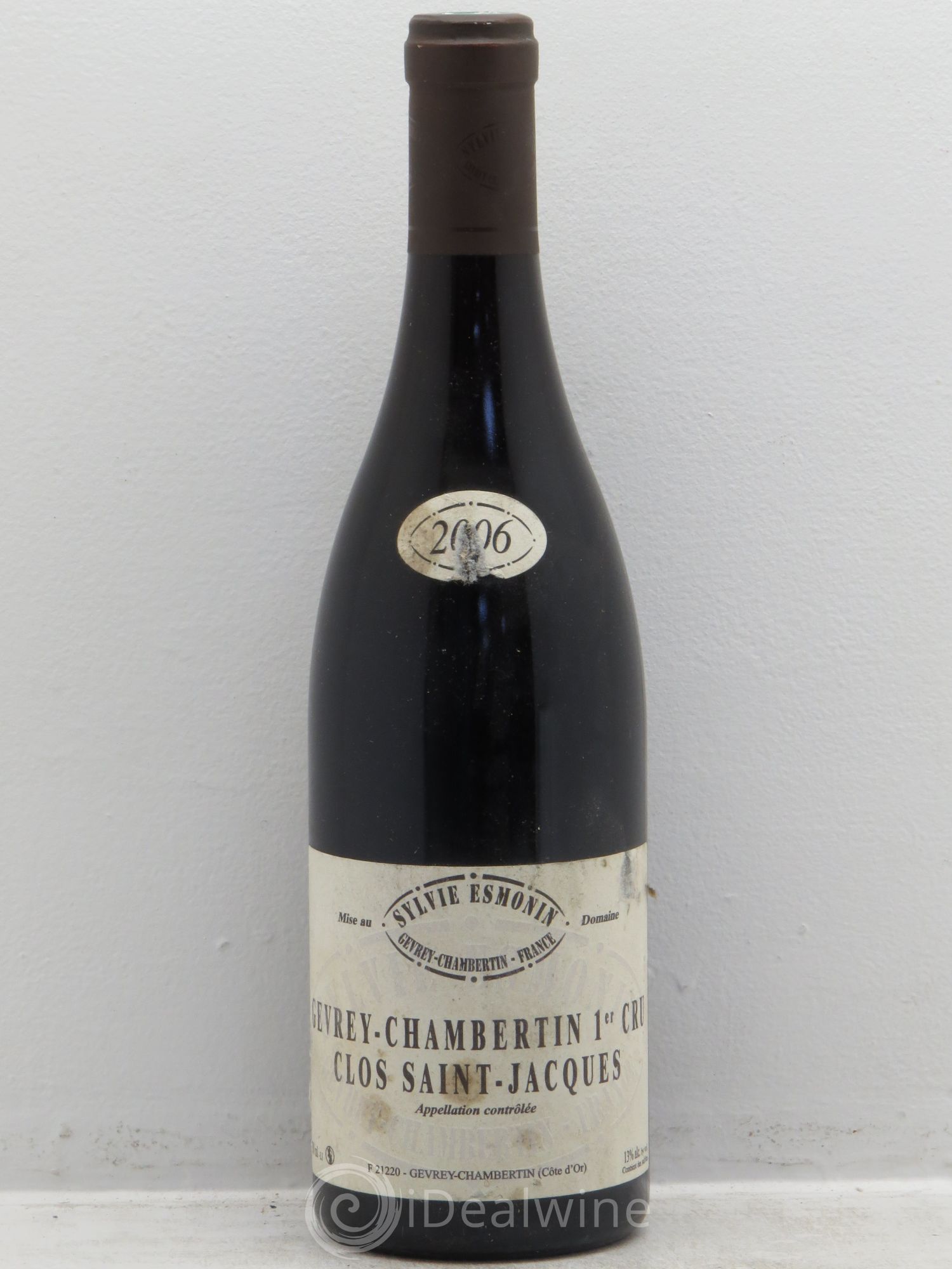 Gevrey-Chambertin 1er Cru Clos Saint Jacques Sylvie Esmonin 2006 - Lot de 1 bouteille - 0