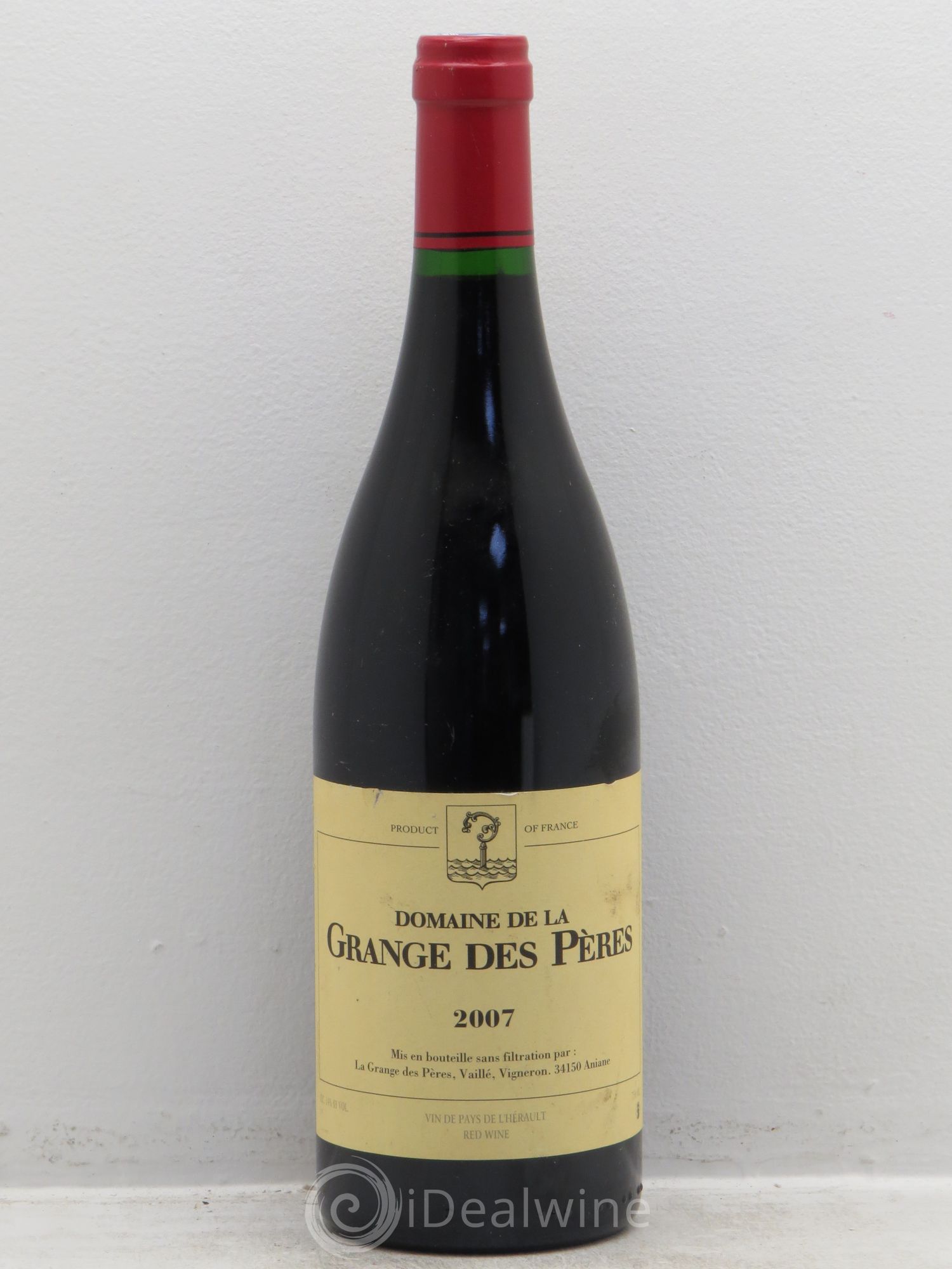 Pays d'Hérault Grange des Pères Laurent Vaillé 2007 - Lot de 1 bouteille - 0