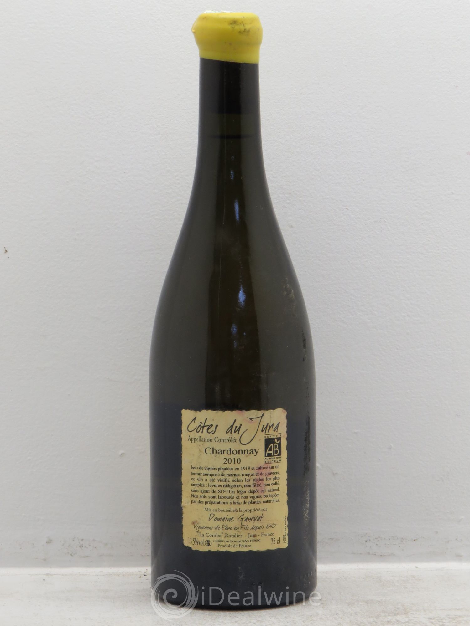 Côtes du Jura Les Grands Teppes Vieilles Vignes Jean-François Ganevat (Domaine) 2010 - Lot de 1 bouteille - 1