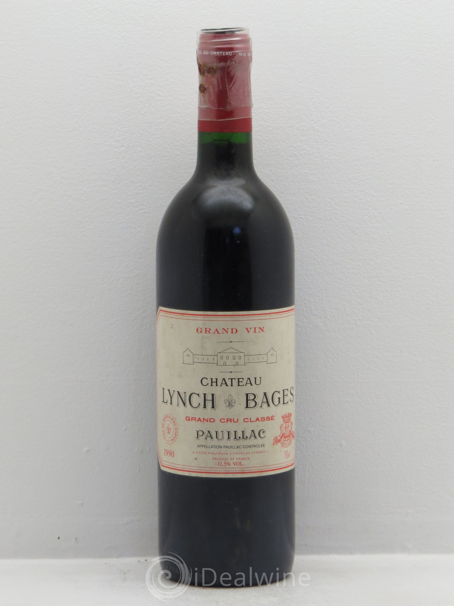 Château Lynch Bages 5ème Grand Cru Classé 1990 - Lot de 1 bouteille - 0