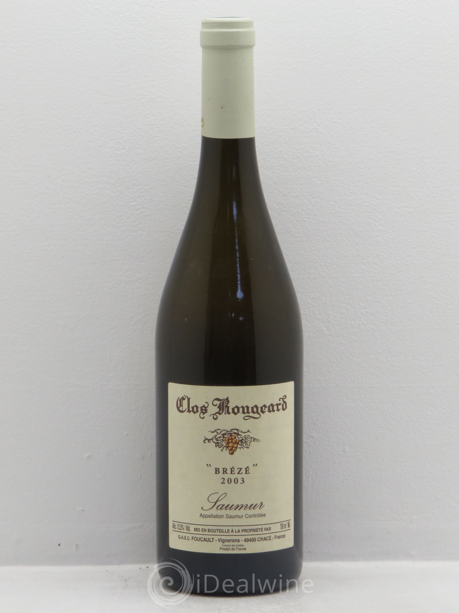 Saumur Brézé Clos Rougeard 2003 - Lot de 1 bouteille - 0