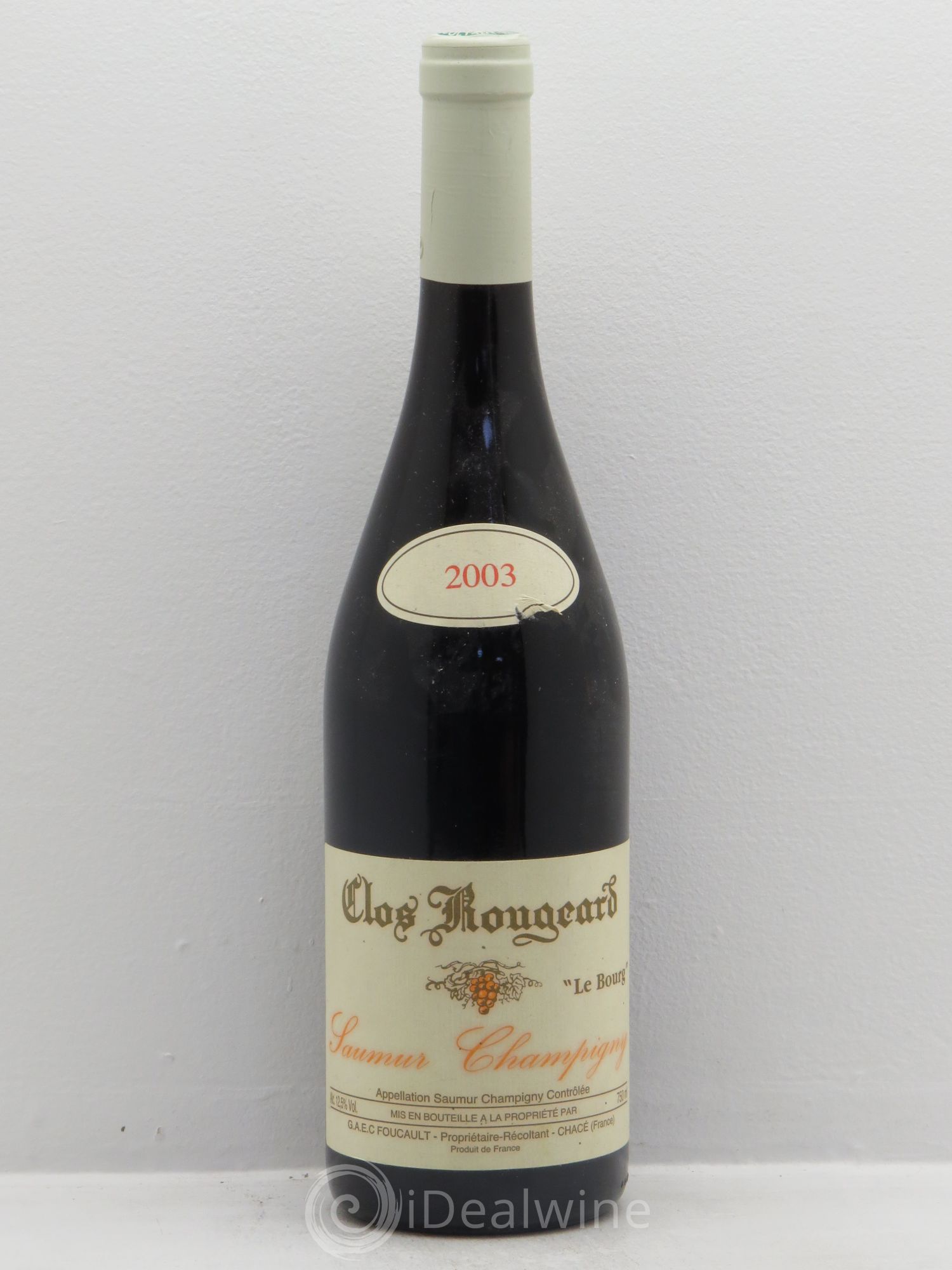 Saumur-Champigny Le Bourg Clos Rougeard 2003 - Lot de 1 bouteille - 0