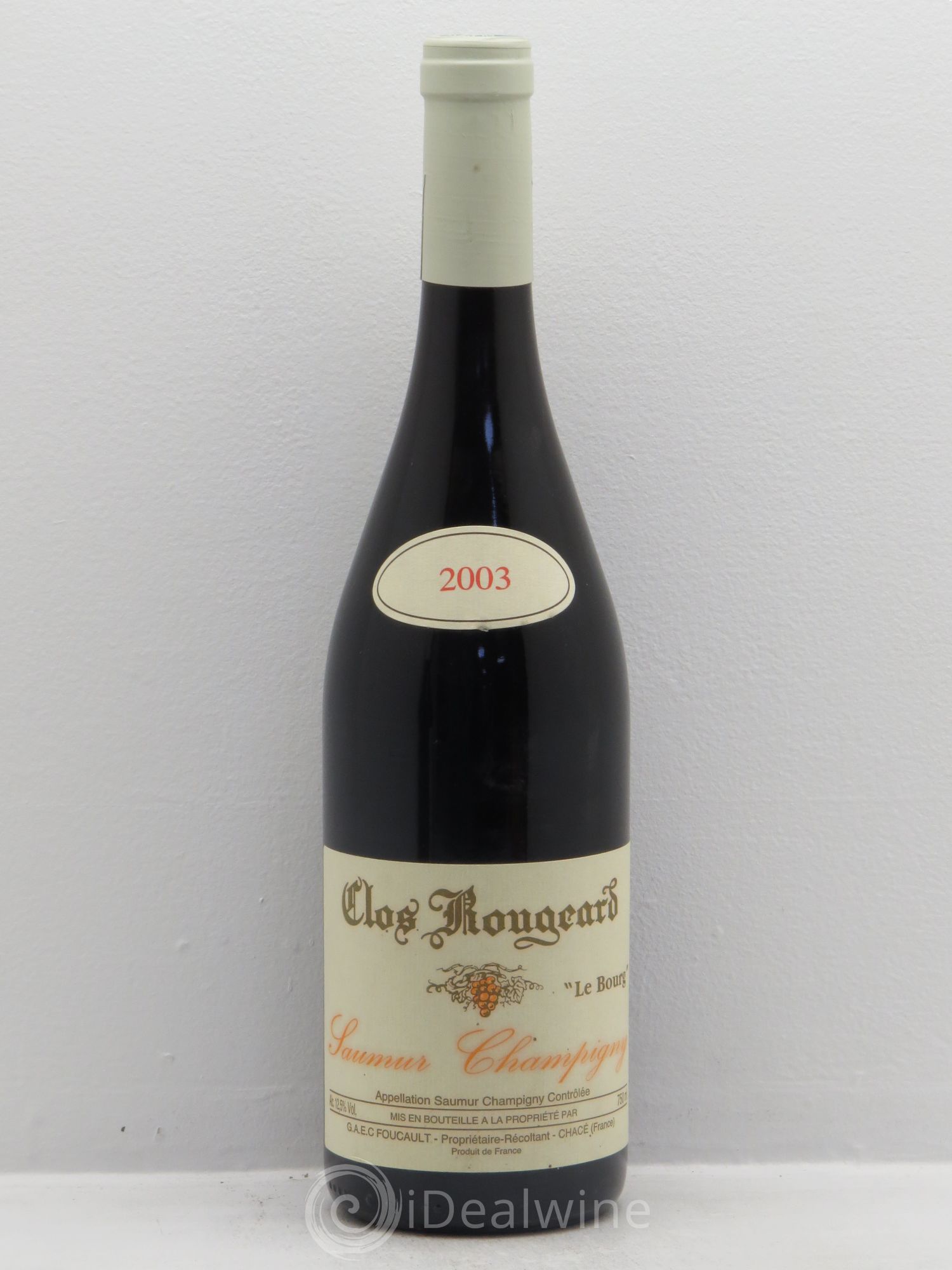 Saumur-Champigny Le Bourg Clos Rougeard 2003 - Lot de 1 bouteille - 0