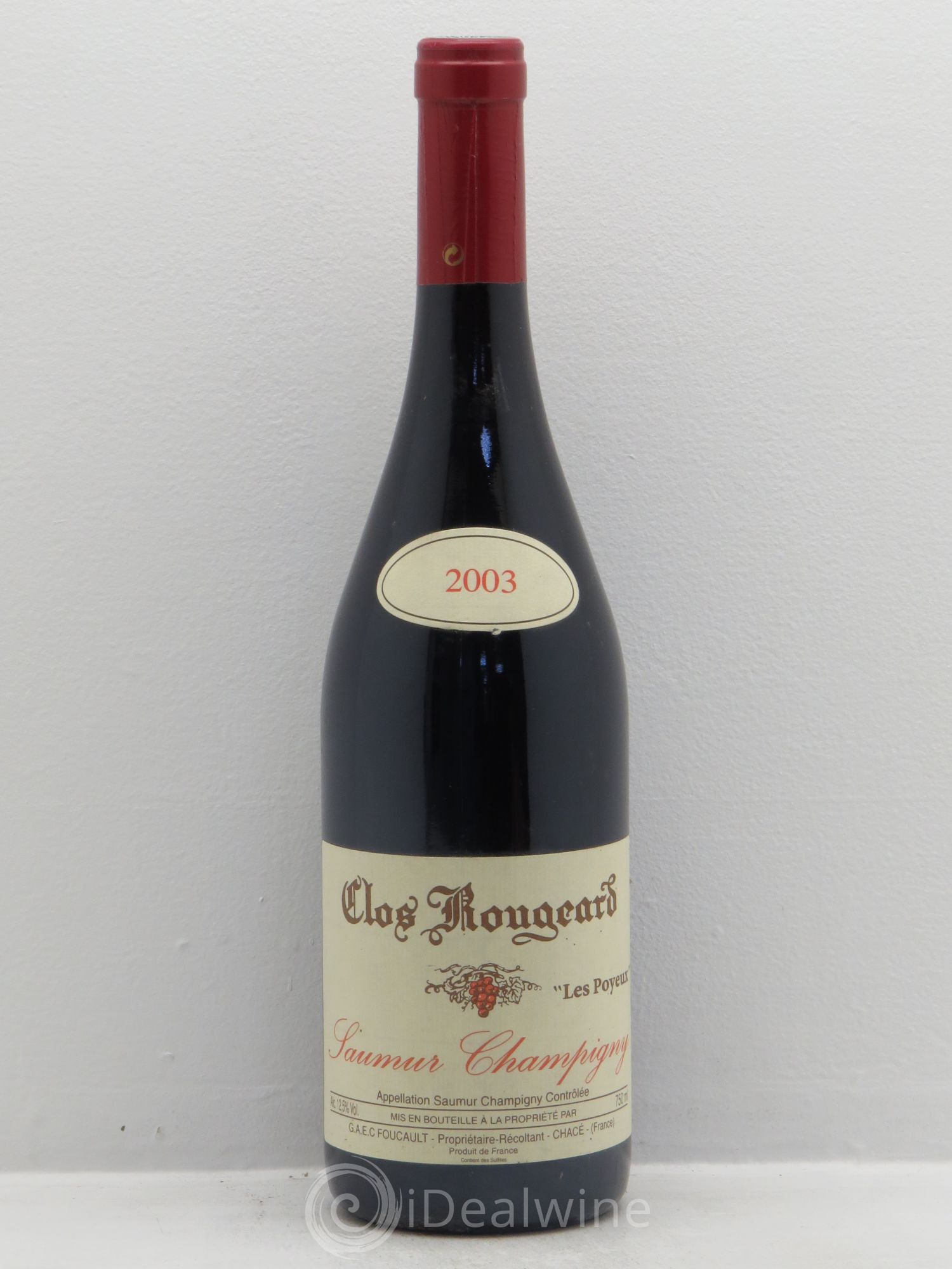 Saumur-Champigny Les Poyeux Clos Rougeard 2003 - Lot de 1 bouteille - 0