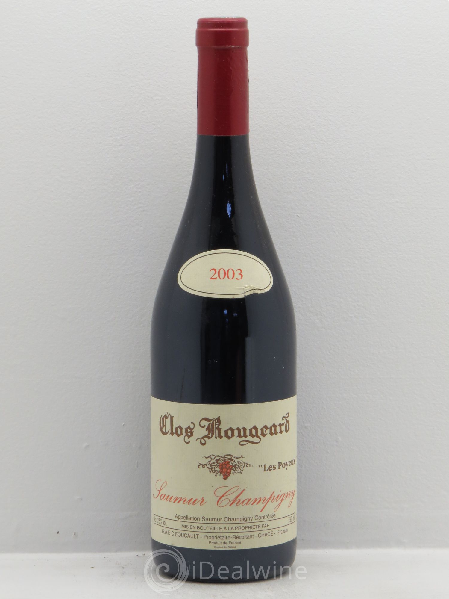 Saumur-Champigny Les Poyeux Clos Rougeard 2003 - Lot de 1 bouteille - 0