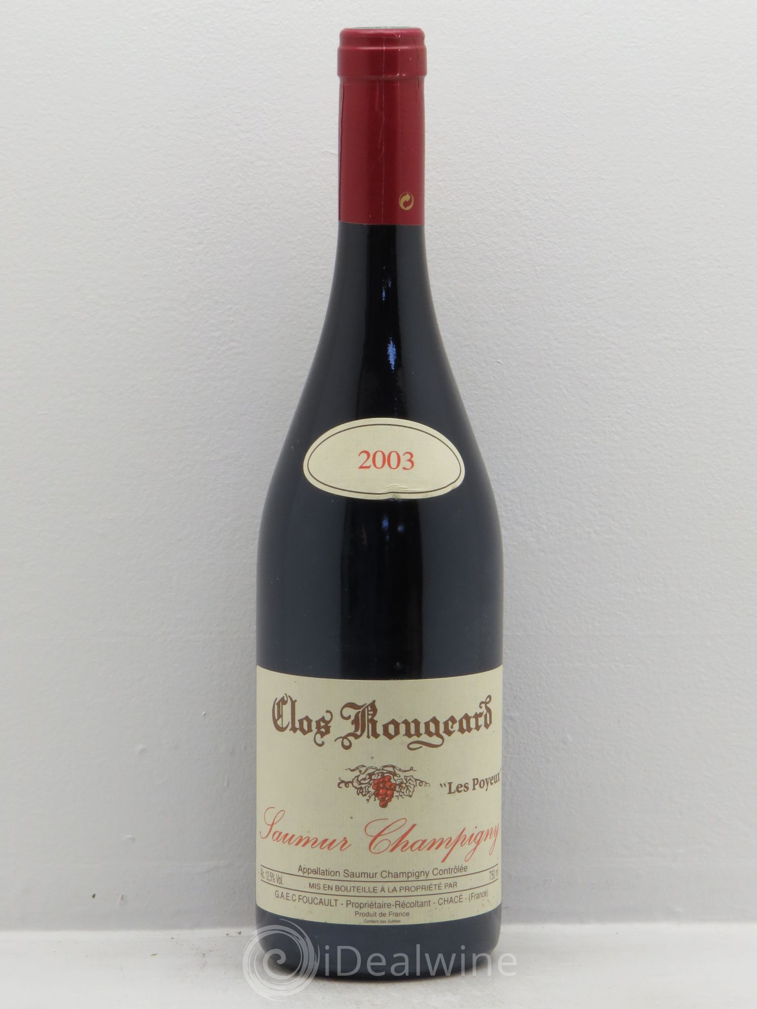 Saumur-Champigny Les Poyeux Clos Rougeard 2003 - Lot de 1 bouteille - 0
