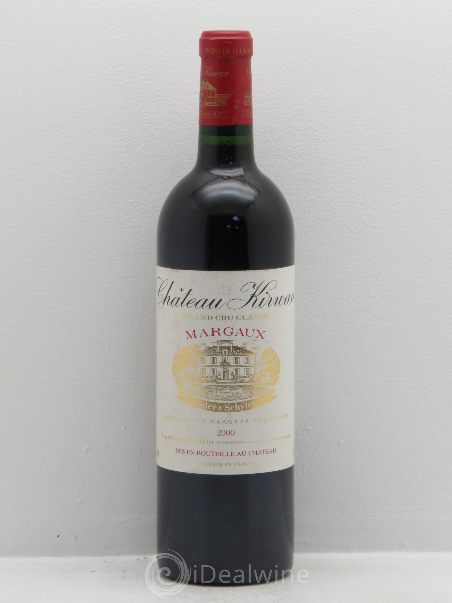 Château Kirwan 3ème Grand Cru Classé 2000 - Lot de 1 bouteille - 0