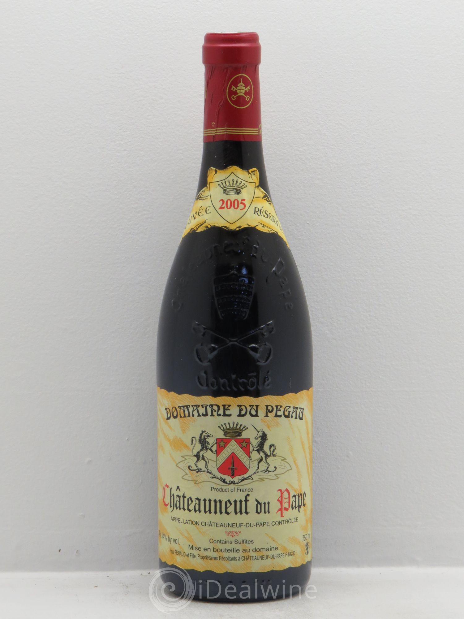 Châteauneuf-du-Pape Domaine du Pégau Cuvée Réservée Paul et Laurence Féraud 2005 - Lot de 1 bouteille - 0