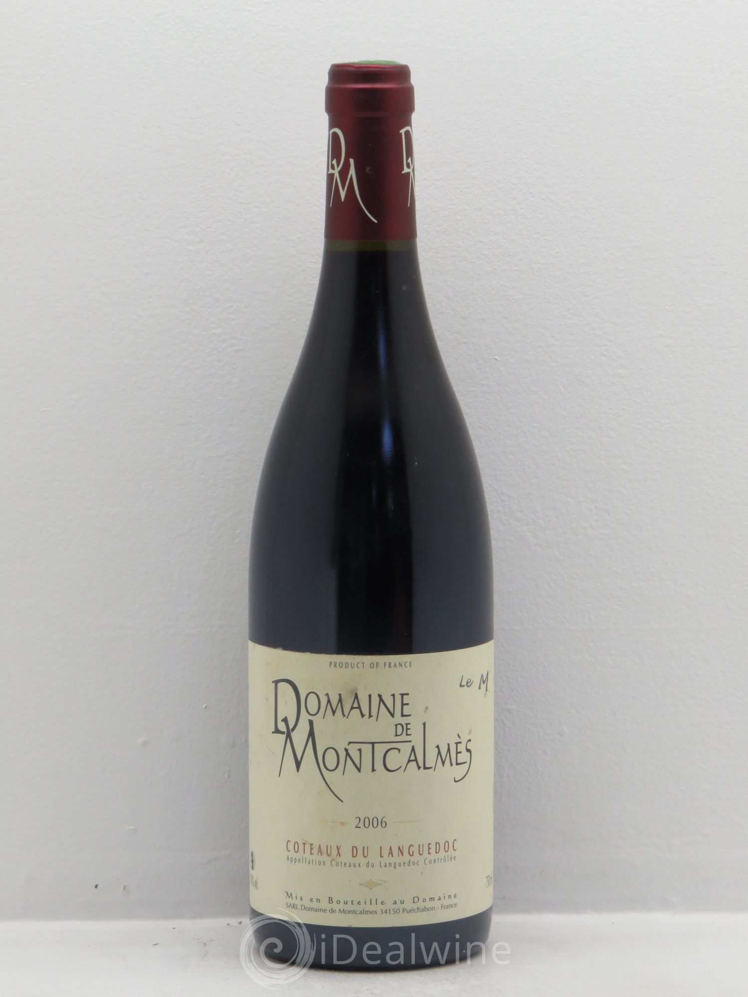 Terrasses du Larzac Domaine de Montcalmès Frédéric Pourtalié Le M 2006 - Lot de 1 bouteille - 0