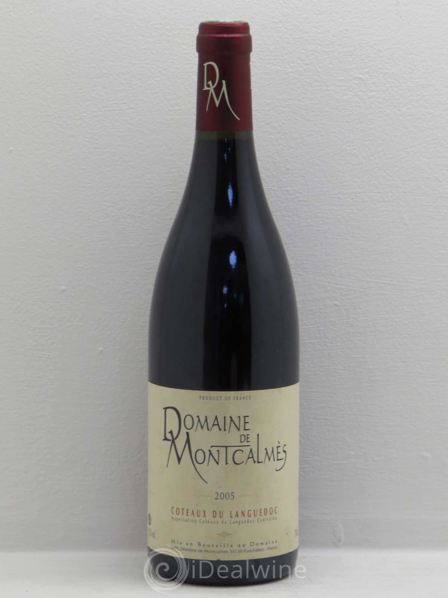 Terrasses du Larzac Domaine de Montcalmès Frédéric Pourtalié 2005 - Lot de 1 bouteille - 0
