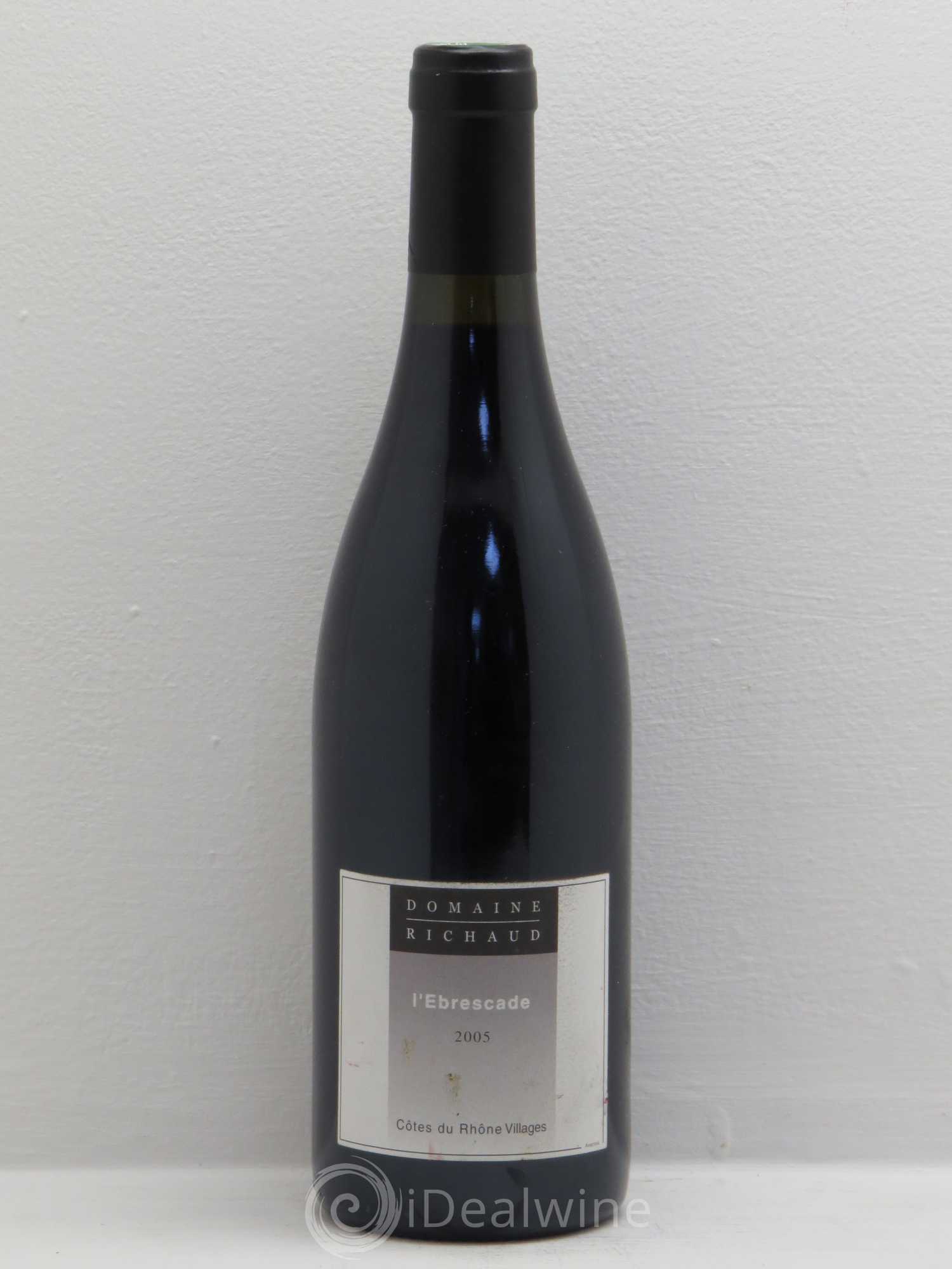 Cairanne Ebrescade Marcel Richaud 2005 - Lot de 1 bouteille - 0