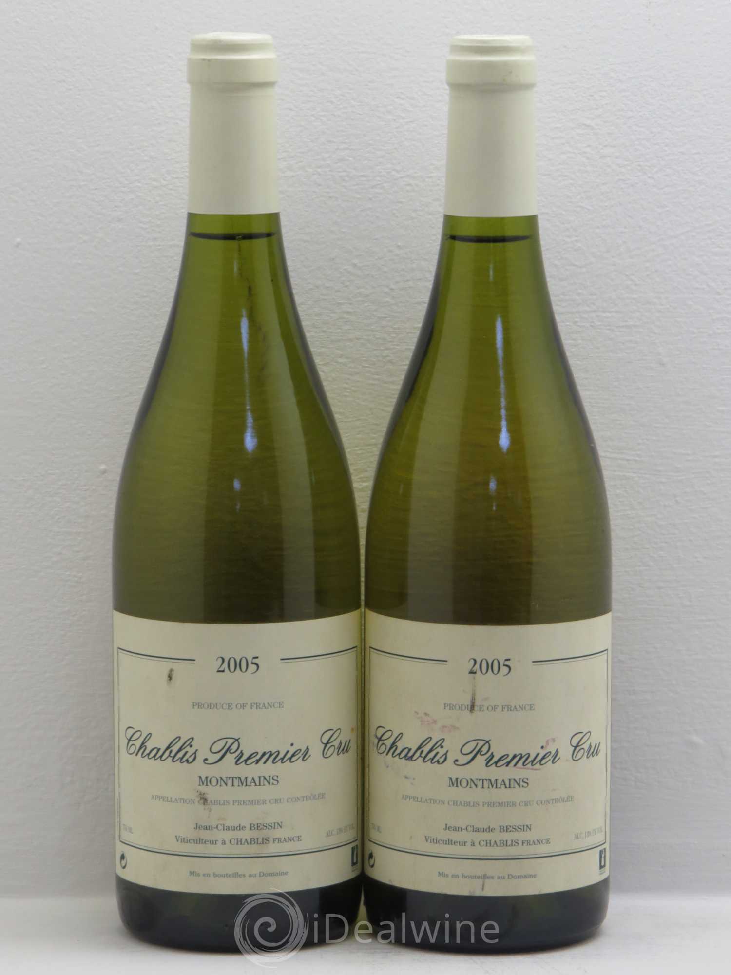Chablis 1er Cru bessin 2005 - Posten von 2 Flaschen - 0