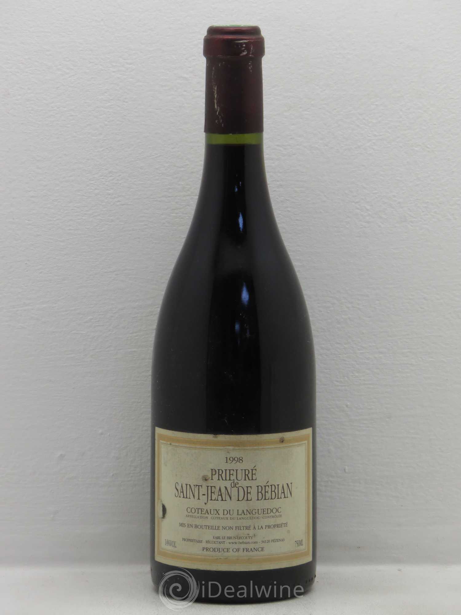 Languedoc Prieuré St-Jean de Bébian 1998 - Lot de 1 bouteille - 0
