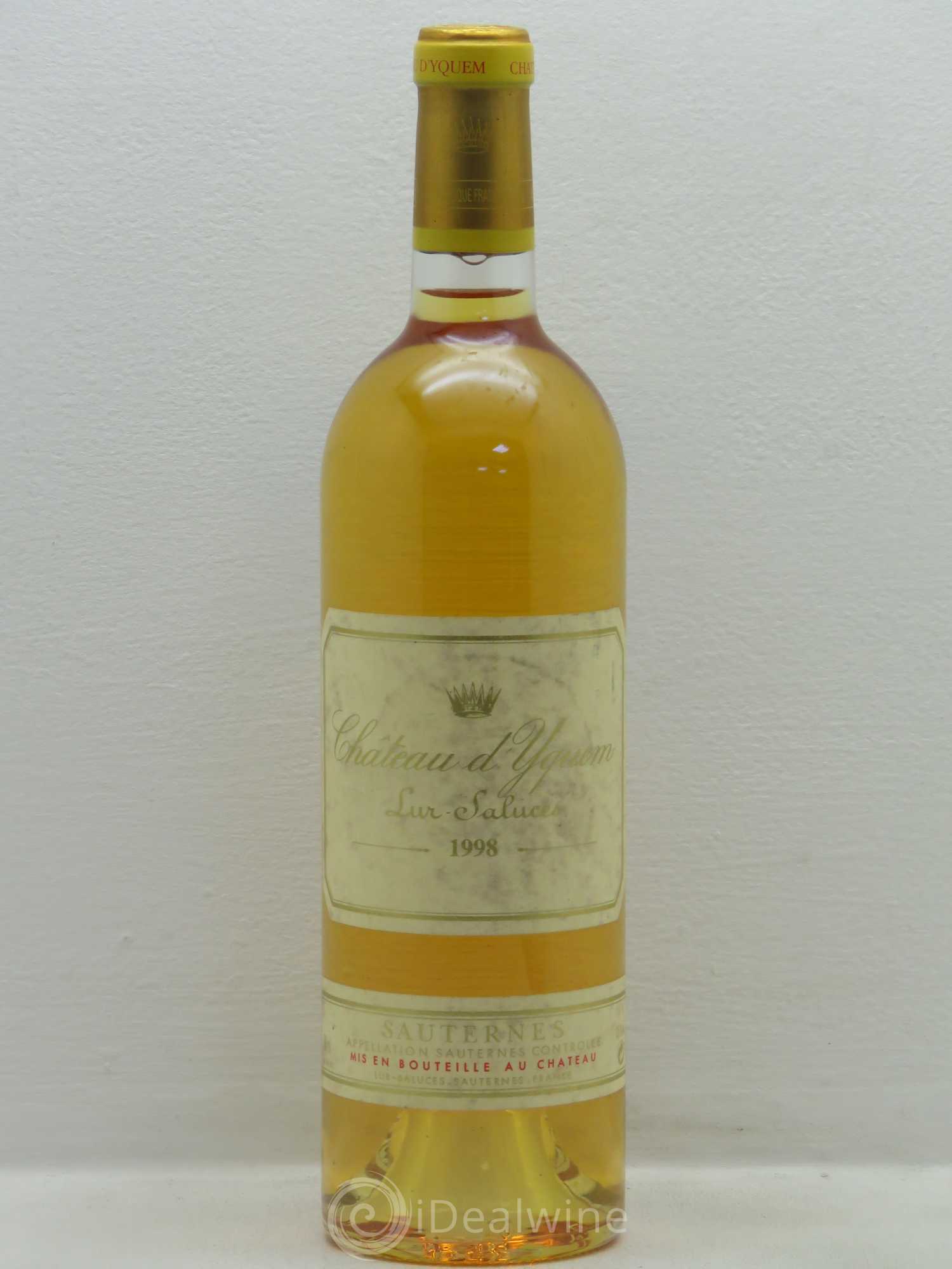 Château d' Yquem 1er Cru Classé Supérieur 1998 - Lotto di 1 bottiglia - 0