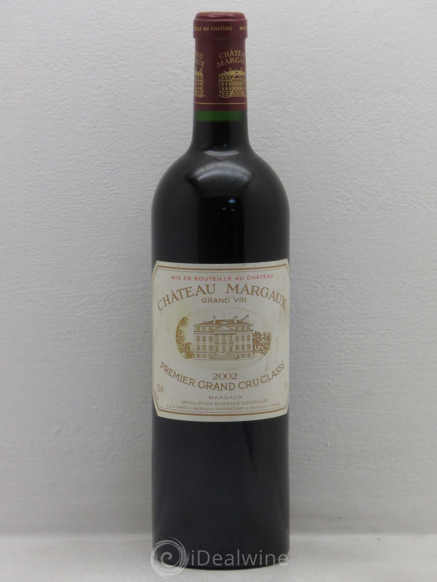 Château Margaux 1er Grand Cru Classé 2002 - Lot de 1 bouteille - 0