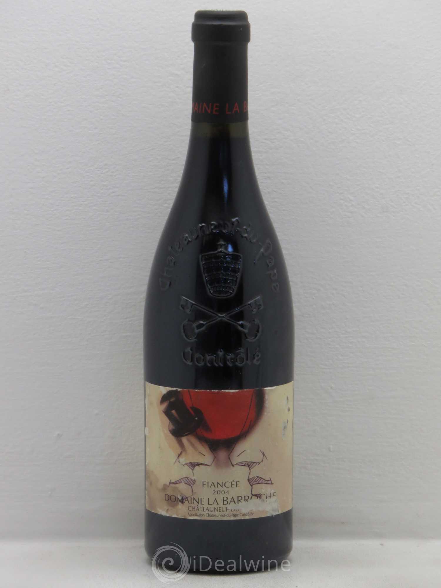 Châteauneuf-du-Pape La Barroche (Domaine de) Cuvée Fiancée Julien Barrot 2004 - Lot de 1 bouteille - 0