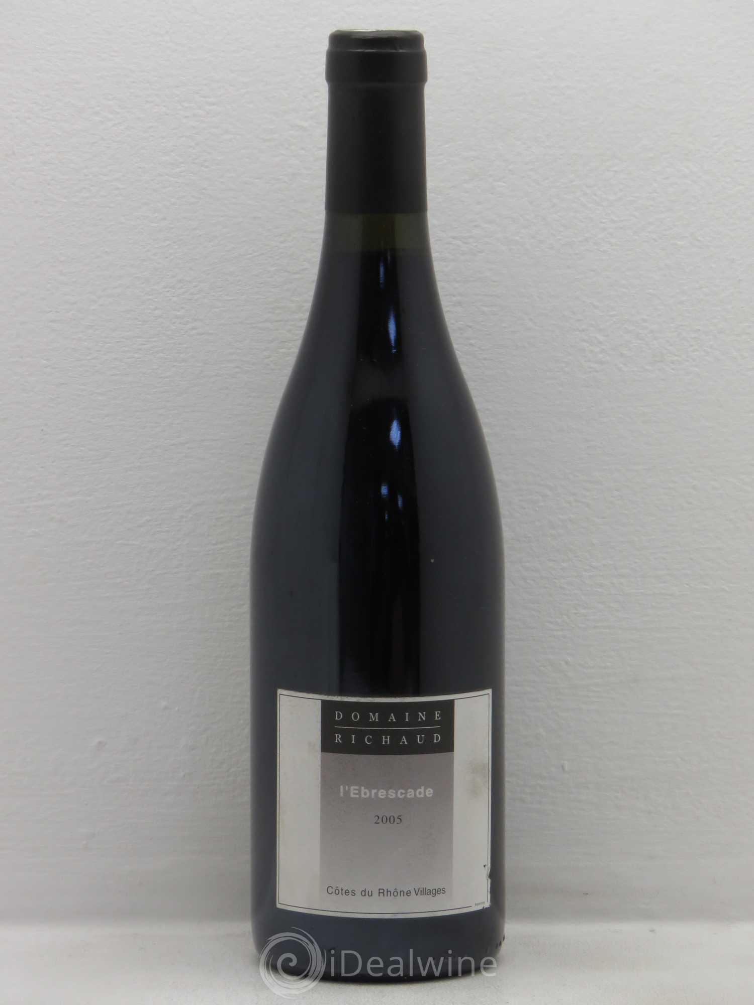Cairanne Ebrescade Marcel Richaud 2005 - Lot de 1 bouteille - 0