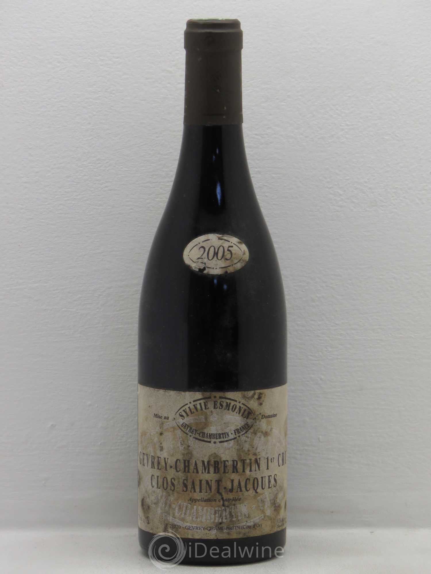 Gevrey-Chambertin 1er Cru Clos Saint Jacques Sylvie Esmonin 2005 - Posten von 1 Flasche - 0