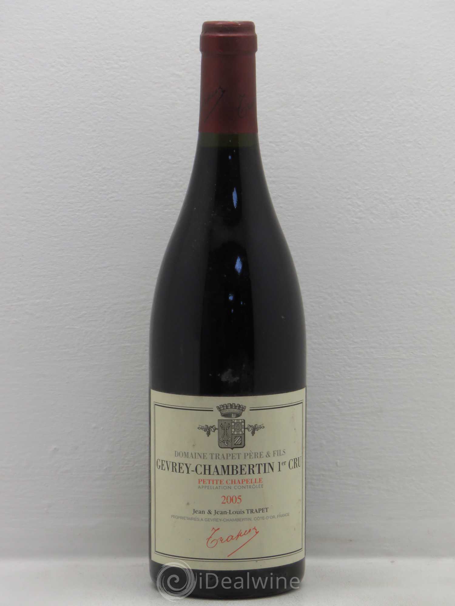 Gevrey-Chambertin 1er Cru Petite Chapelle Domaine Trapet 2005 - Lot de 1 bouteille - 0