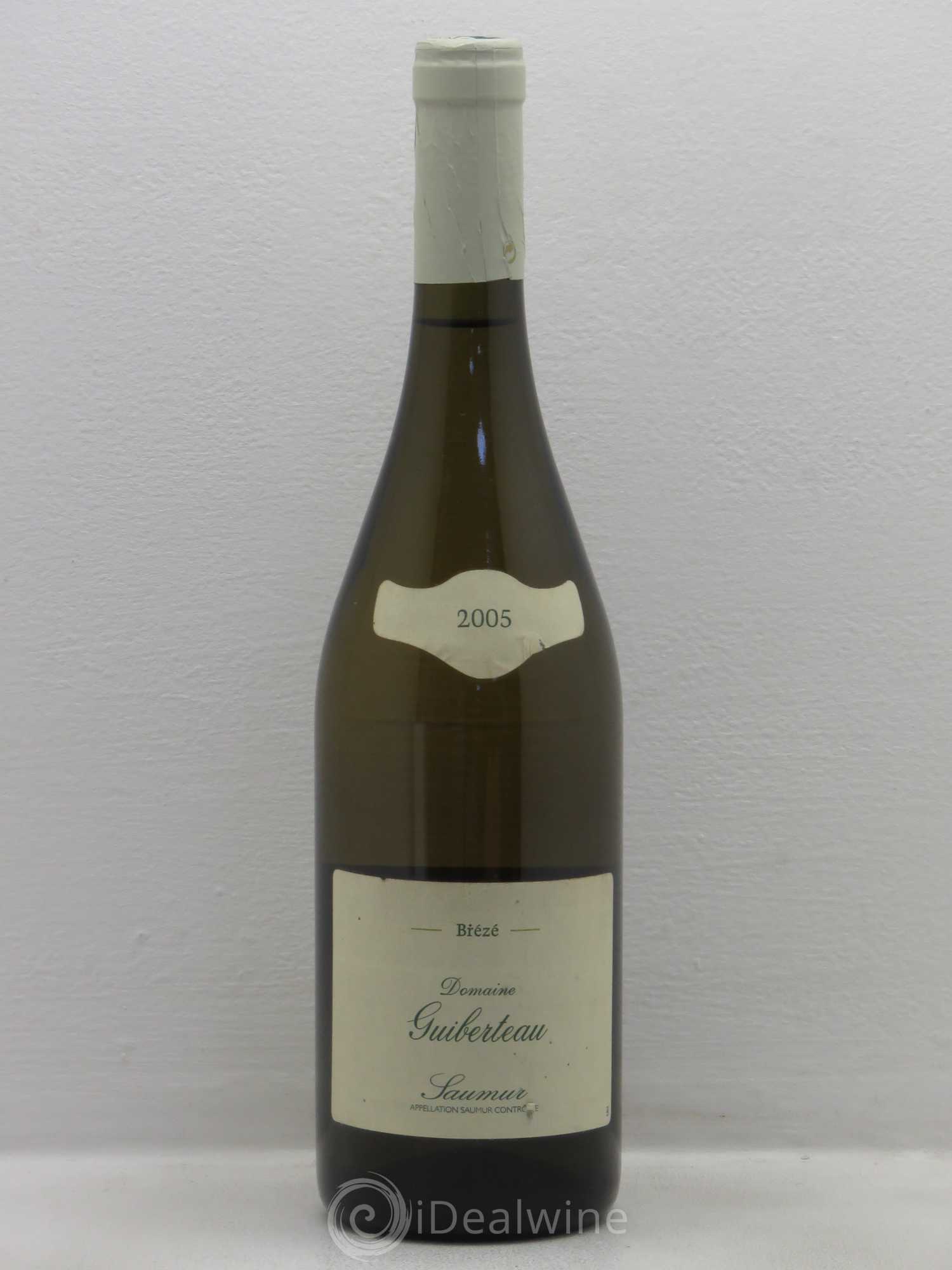Saumur Brézé Domaine Guiberteau 2005 - Lot de 1 bouteille - 0