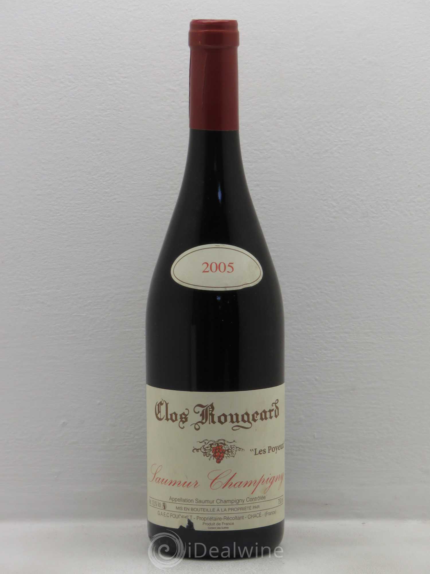 Saumur-Champigny Les Poyeux Clos Rougeard 2005 - Lot de 1 bouteille - 0