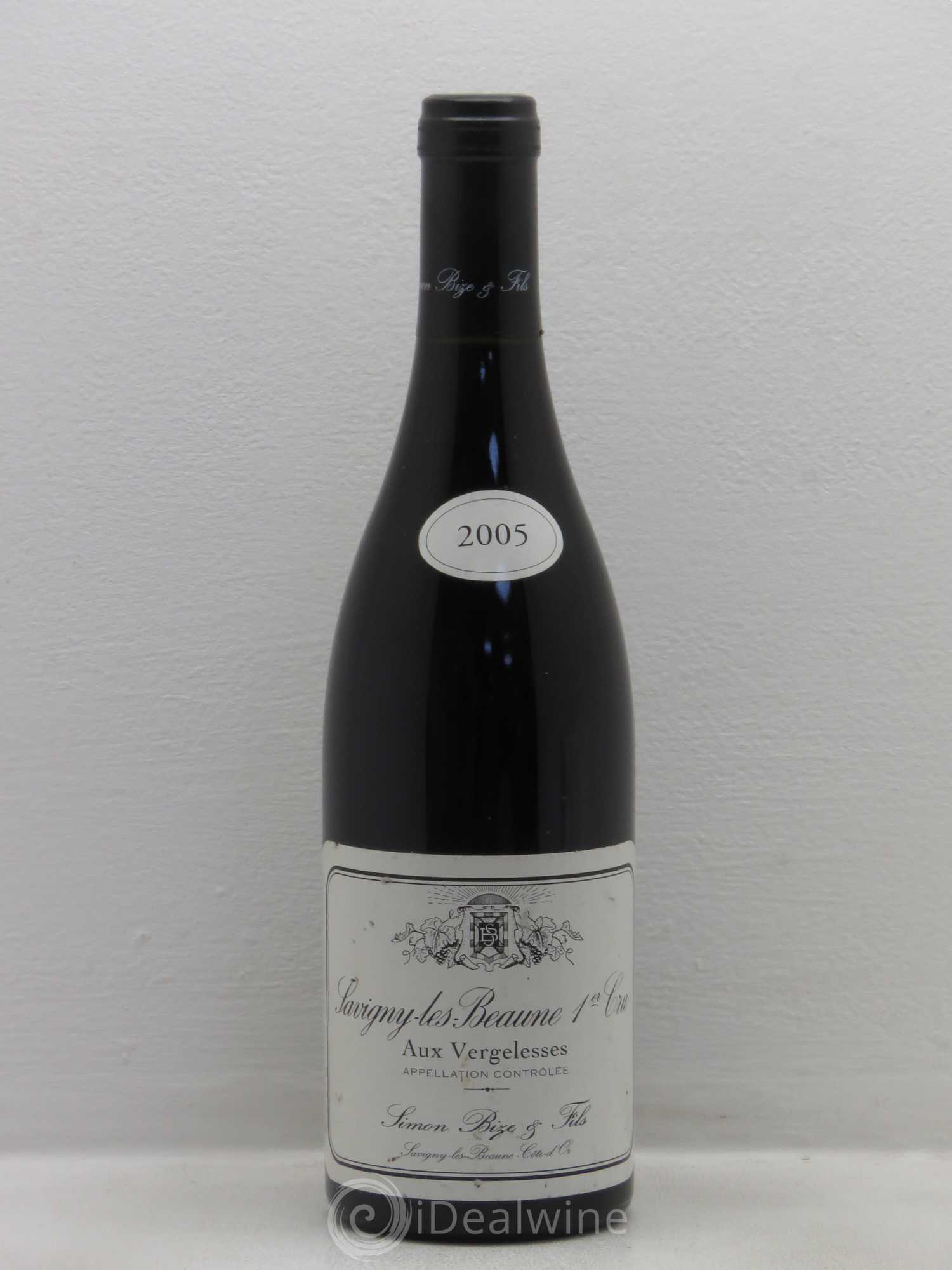 Savigny-lès-Beaune 1er Cru Aux Vergelesses Simon Bize & Fils 2005 - Lot de 1 bouteille - 0