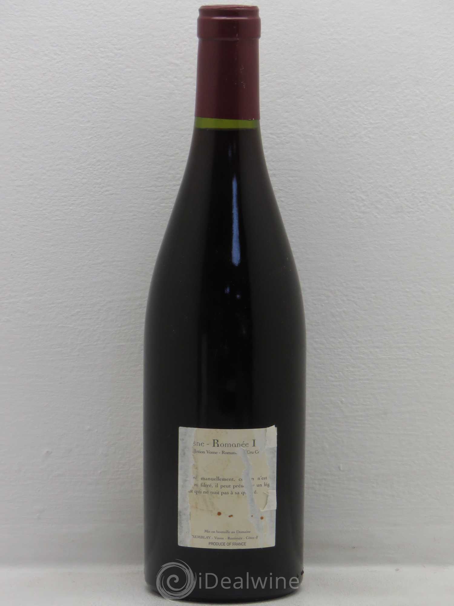 Vosne-Romanée 1er Cru Les Beaumonts (ou Beaux Monts) Cécile Tremblay 2005 - Lot de 1 bouteille - 1