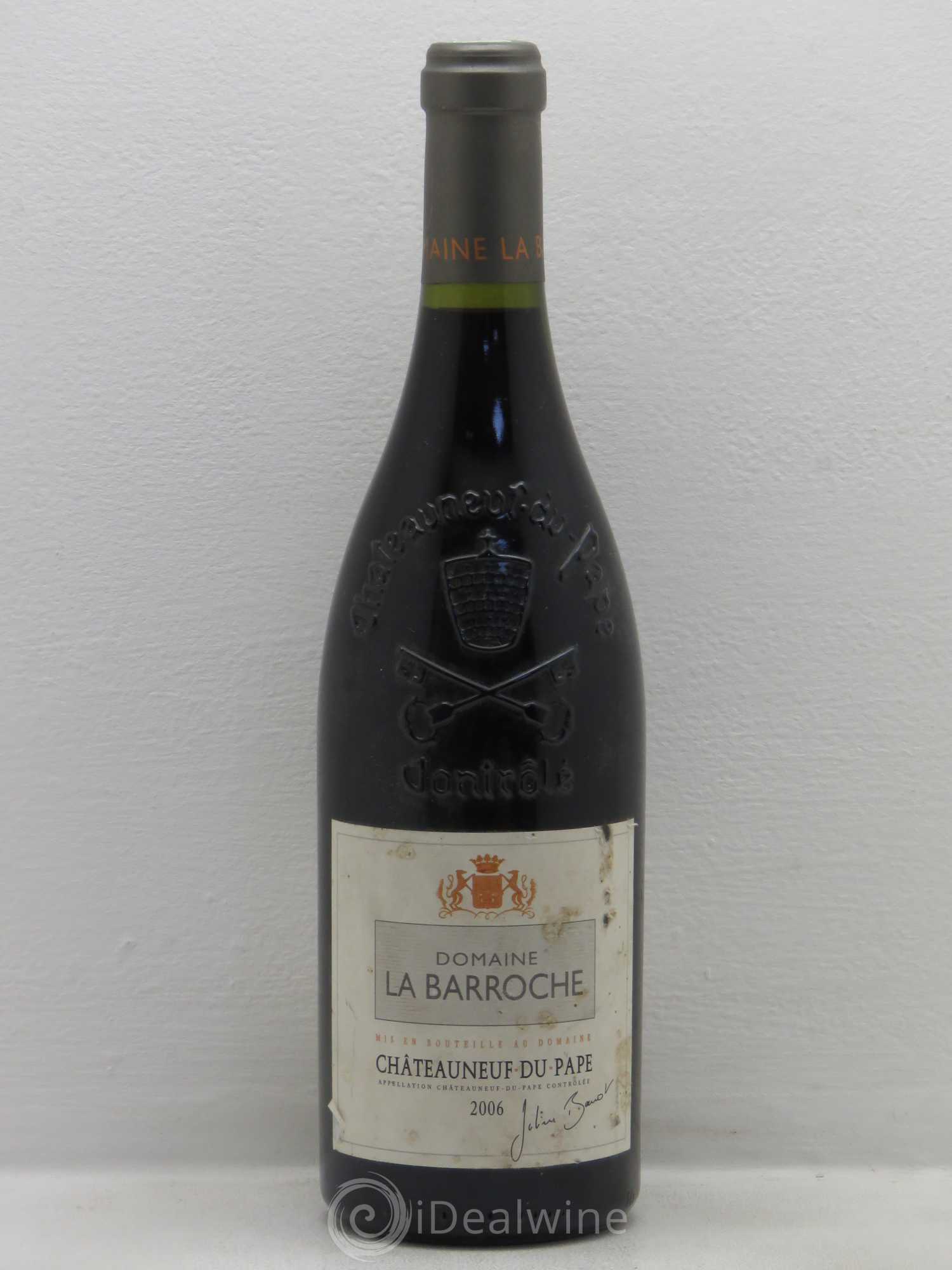 Châteauneuf-du-Pape La Barroche (Domaine de) Réserve Julien Barrot (sans prix de réserve) 2006 - Lot de 1 bouteille - 0