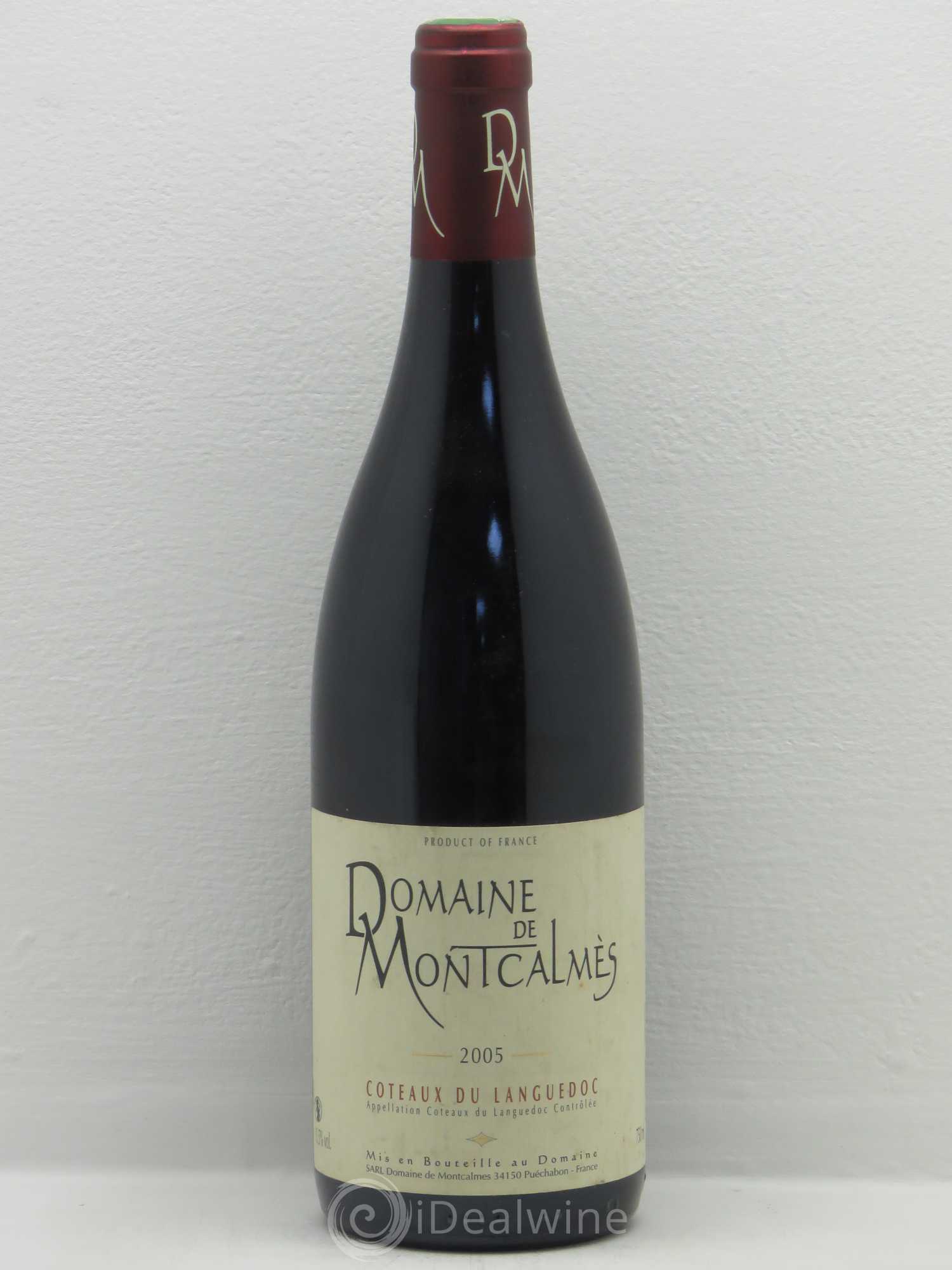 Terrasses du Larzac Domaine de Montcalmès Frédéric Pourtalié 2005 - Lot de 1 bouteille - 0