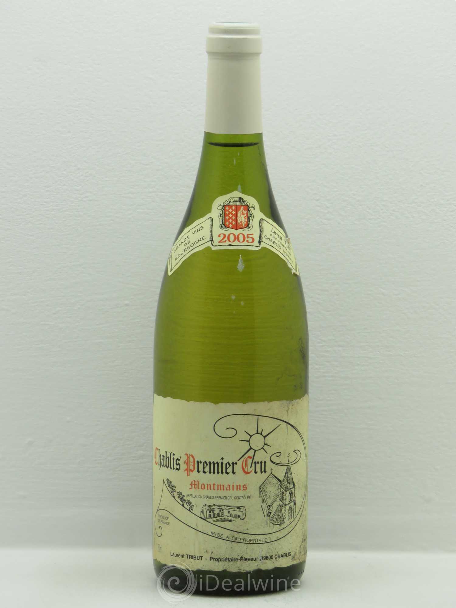 Chablis 1er Cru Montmains Domaine Tribut 2005 - Posten von 1 Flasche - 0