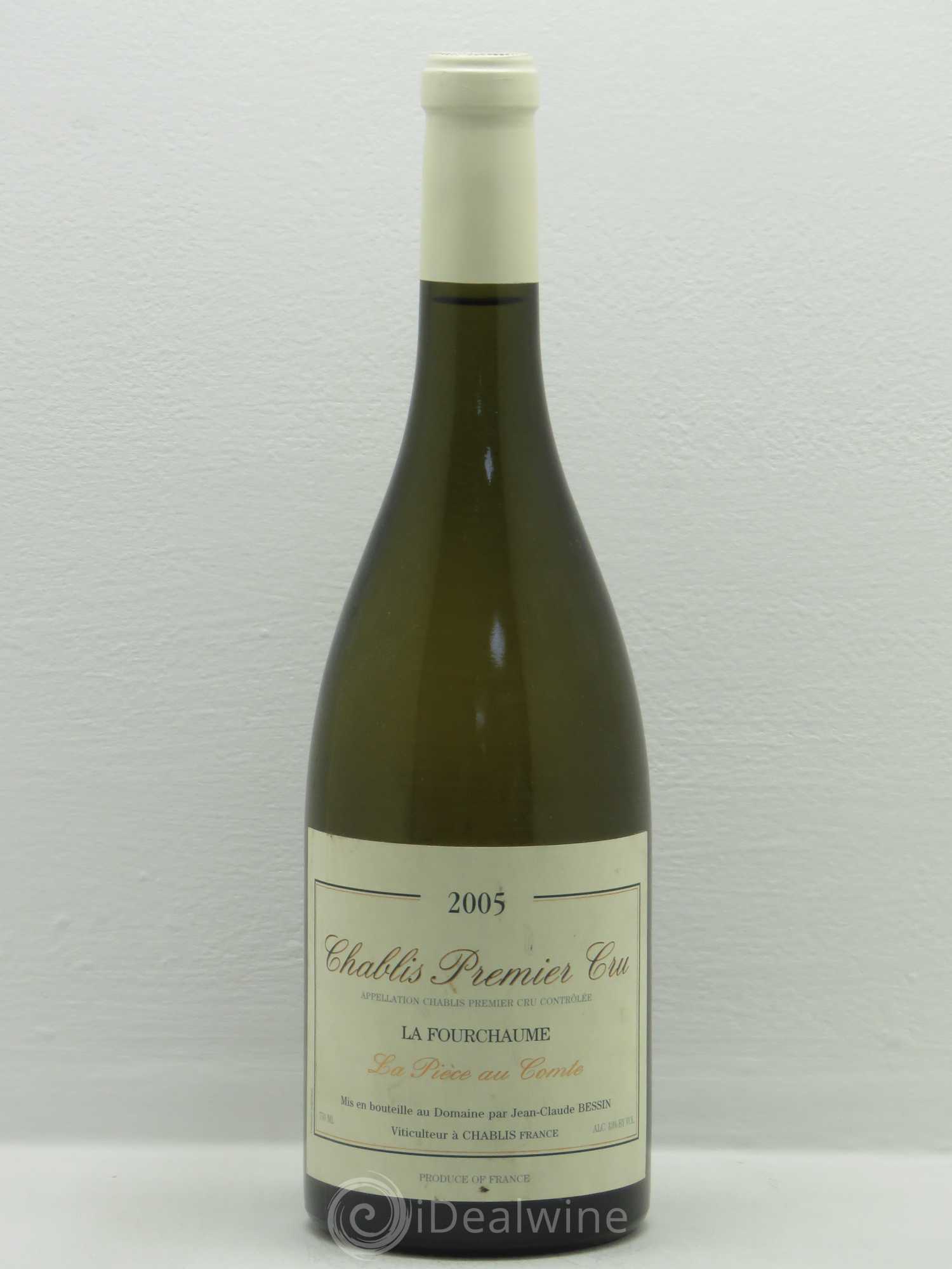 Chablis 1er Cru La Fourchaume Cuvee La Piece Au Comte JC Bessin 2005 - Posten von 1 Flasche - 0