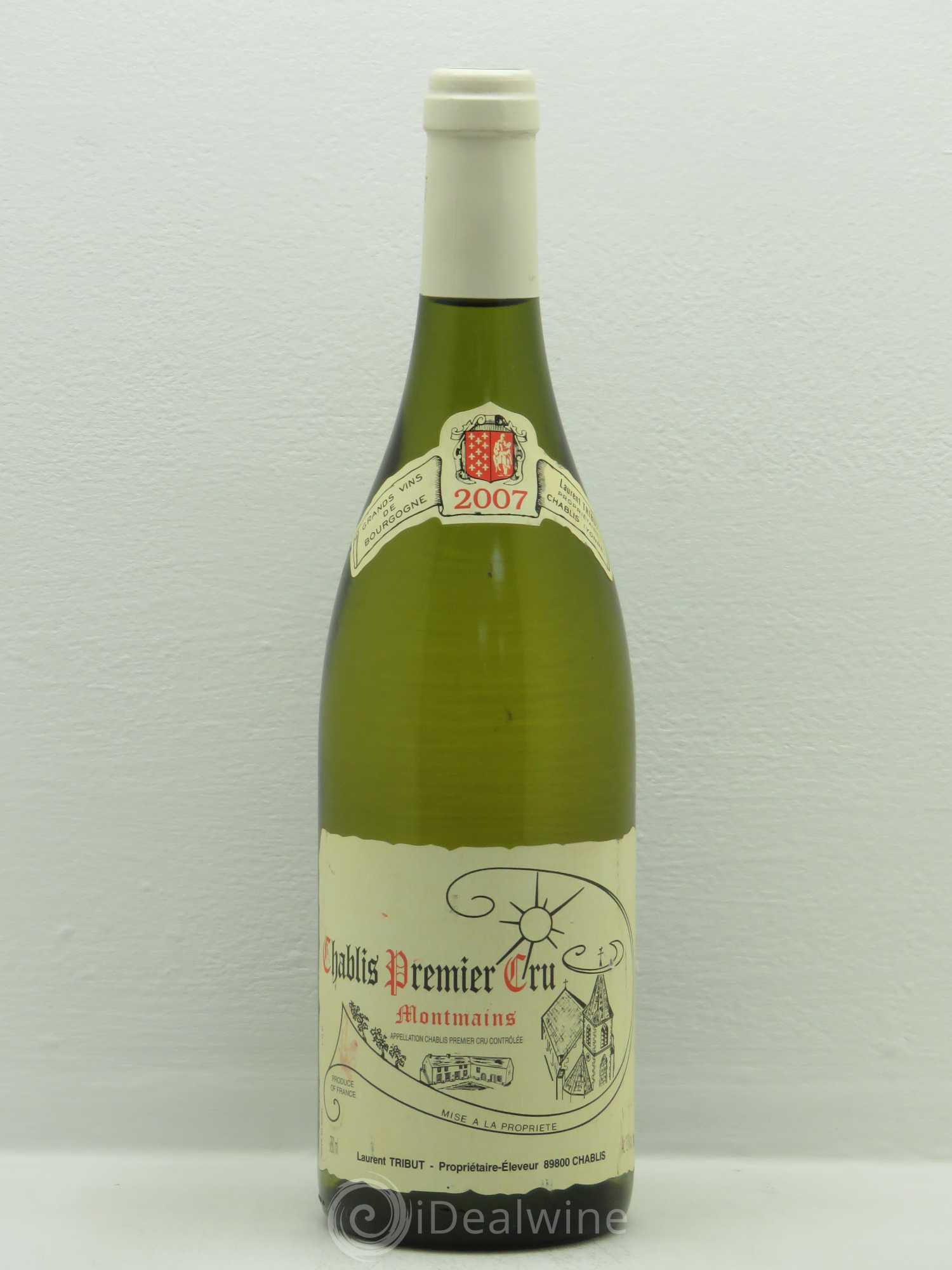 Chablis 1er Cru Montmains Domaine Tribut 2007 - Posten von 1 Flasche - 0