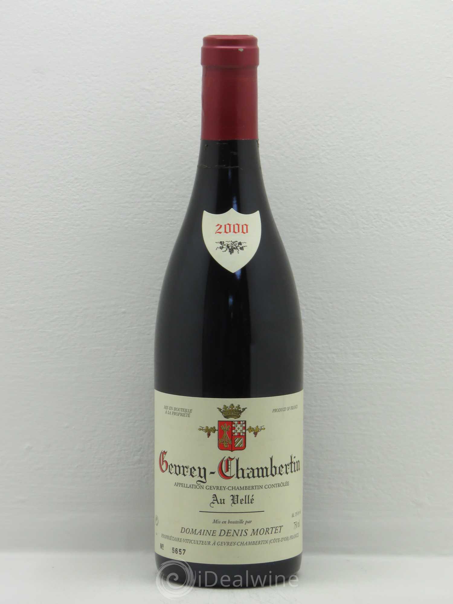 Gevrey-Chambertin Denis Mortet (Domaine) Au Vellé 2000 - Posten von 1 Flasche - 0