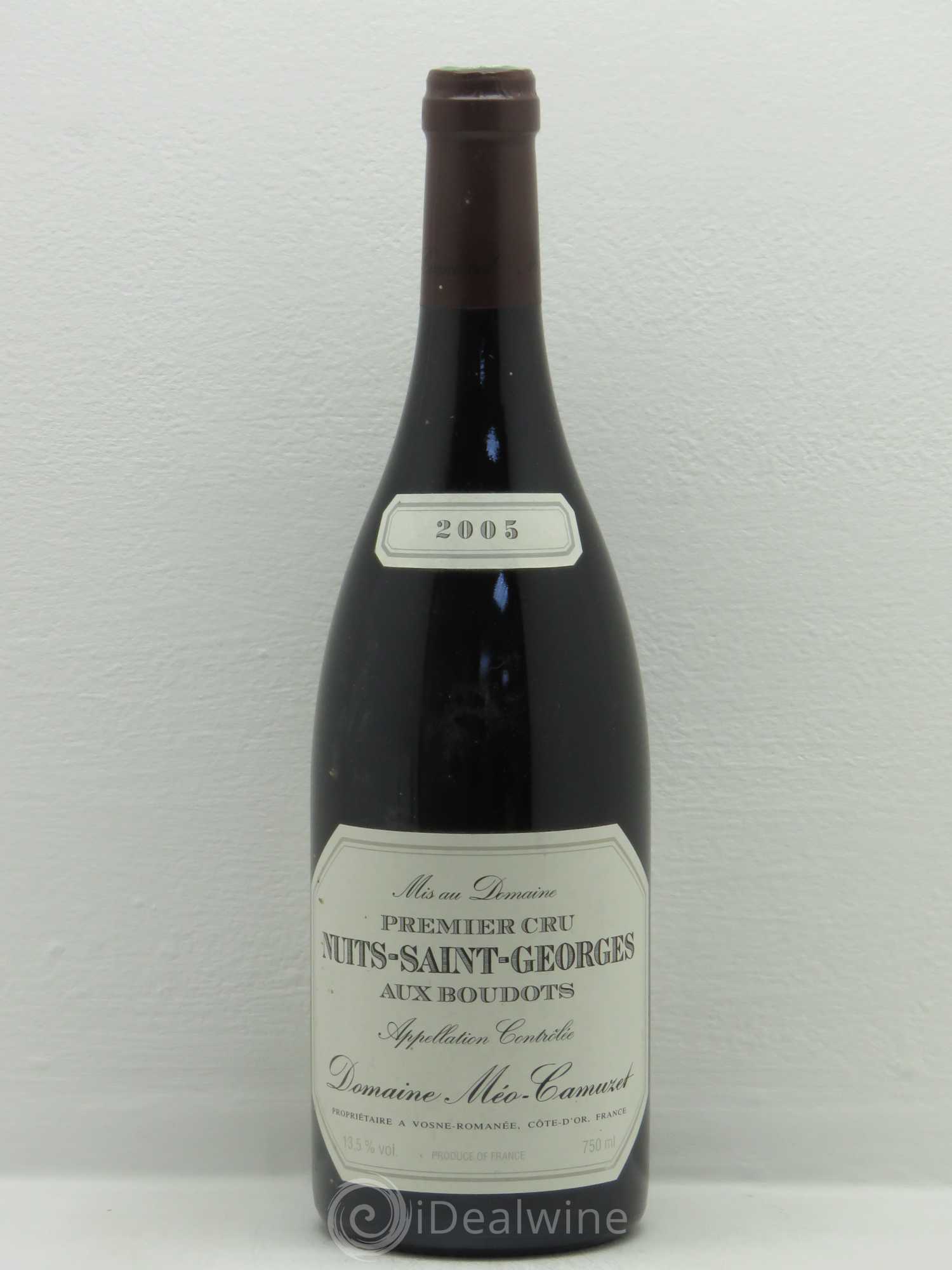 Nuits-Saint-Georges 1er Cru Aux Boudots Méo-Camuzet (Domaine) 2005 - Lot de 1 bouteille - 0