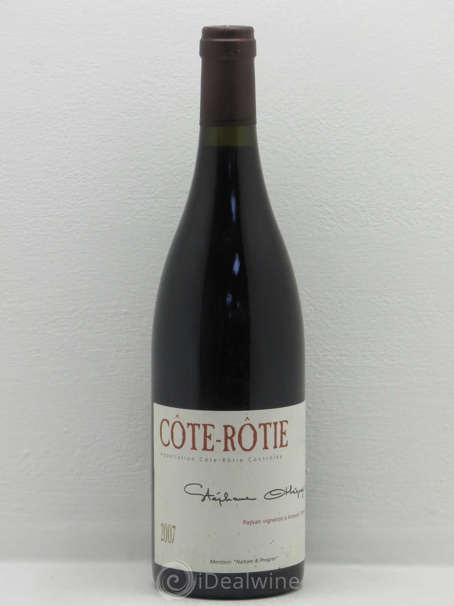 Côte-Rôtie Stéphane Othéguy 2007 - Lot de 1 bouteille - 0