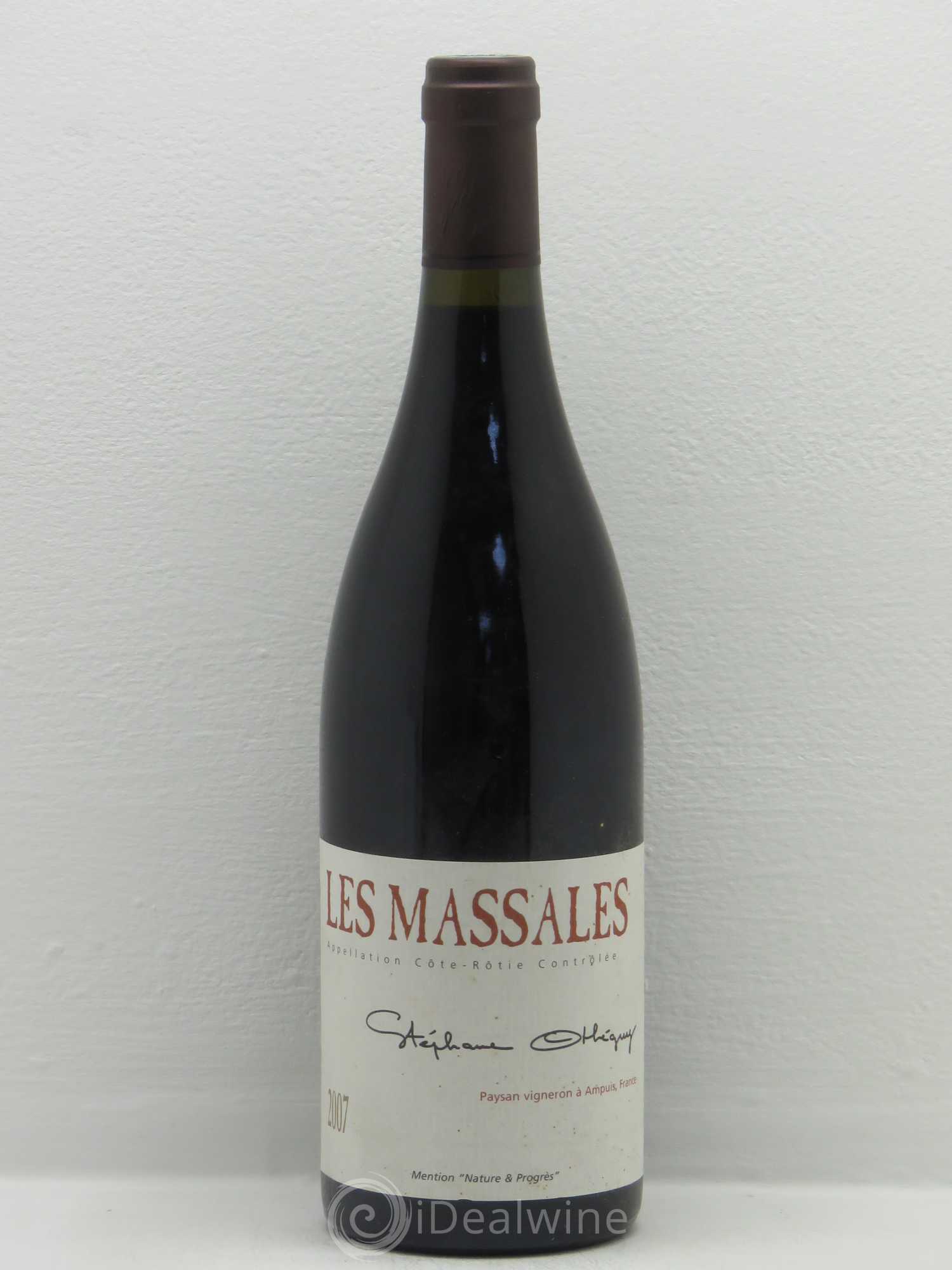 Côte-Rôtie Les Massales Stéphane Othéguy 2007 - Lot de 1 bouteille - 0