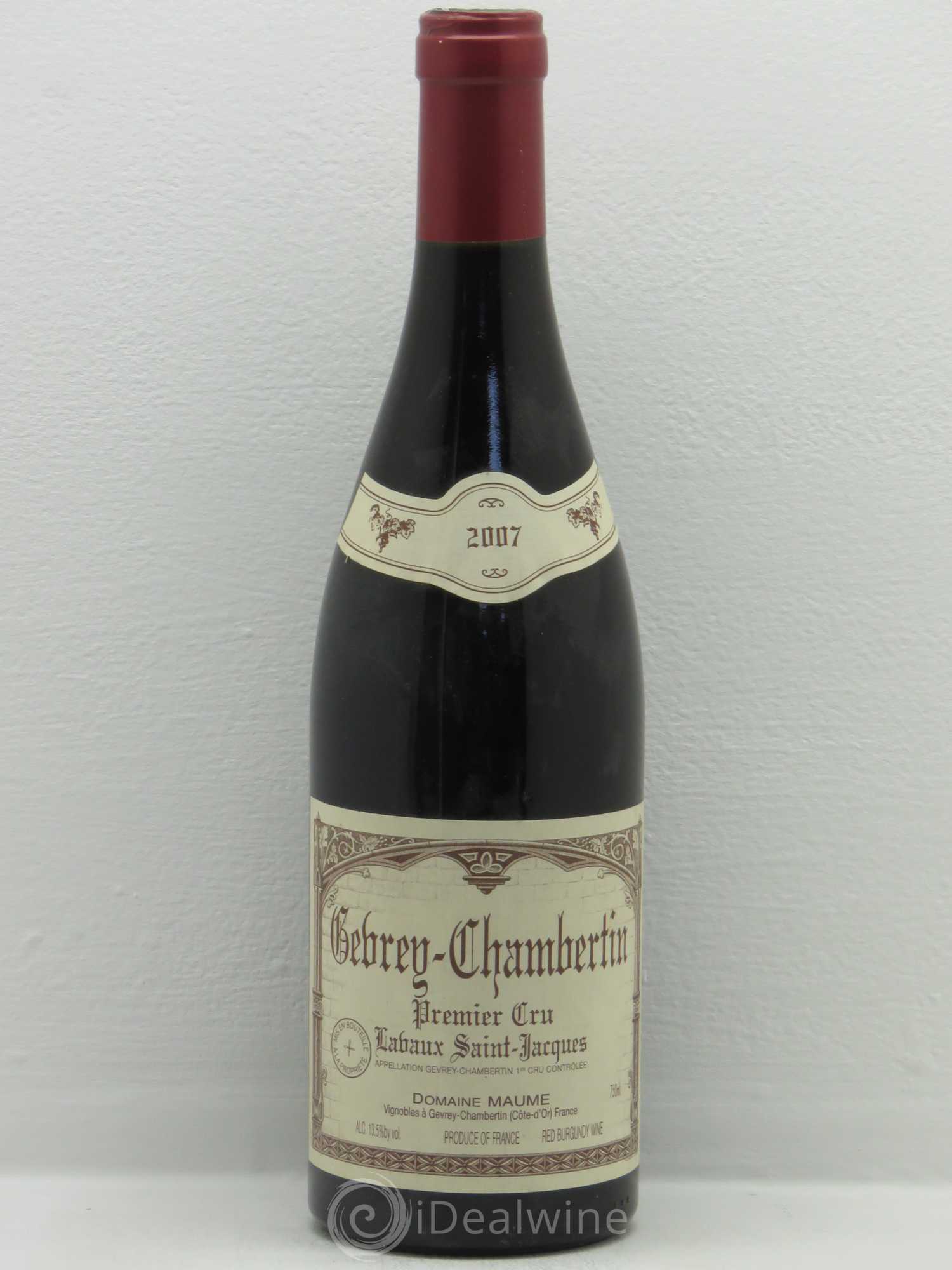 Gevrey-Chambertin 1er Cru Lavaux St Jacques Dom Maume 2007 - Posten von 1 Flasche - 0