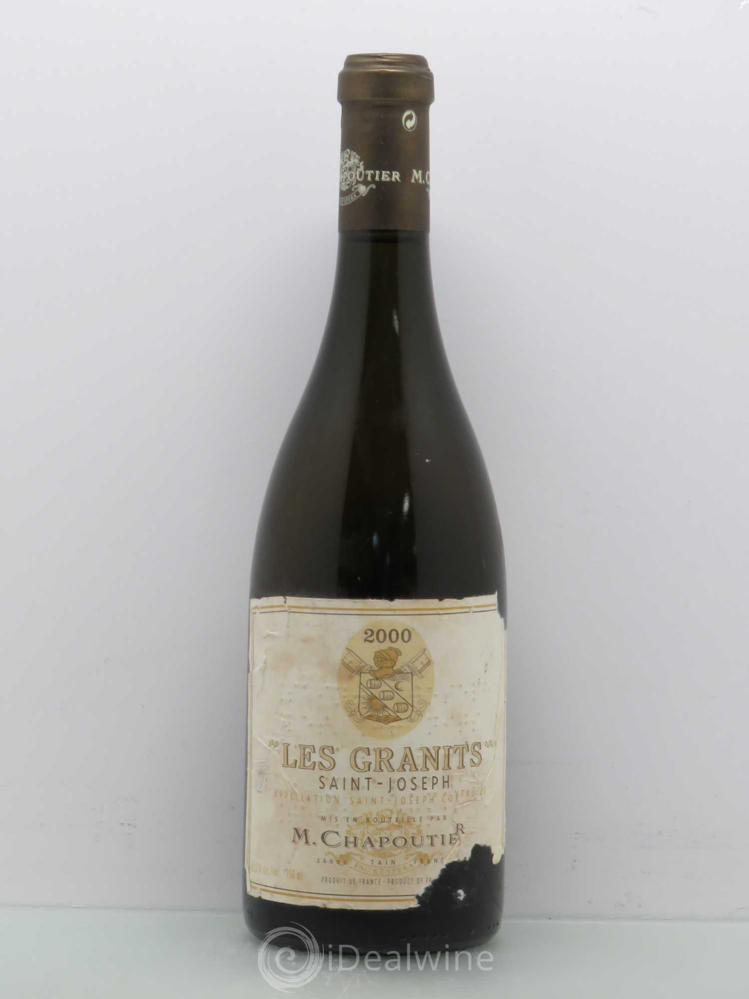 Saint-Joseph Les Granits Chapoutier 2000 - Lot de 1 bouteille - 0