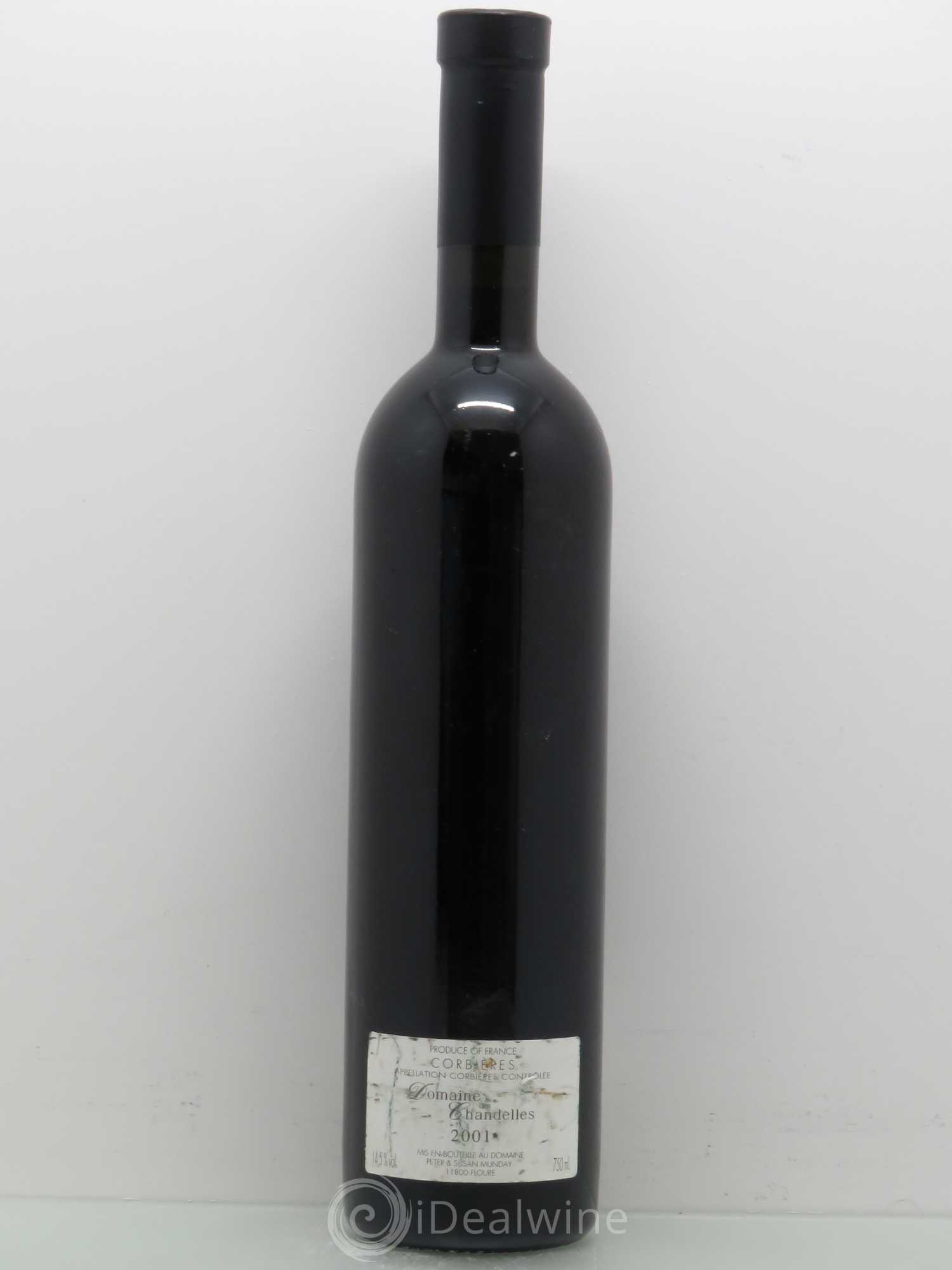 Corbières Les Luquets - Domaine des Chandelles (sans prix de réserve) 2001 - Posten von 1 Flasche - 1