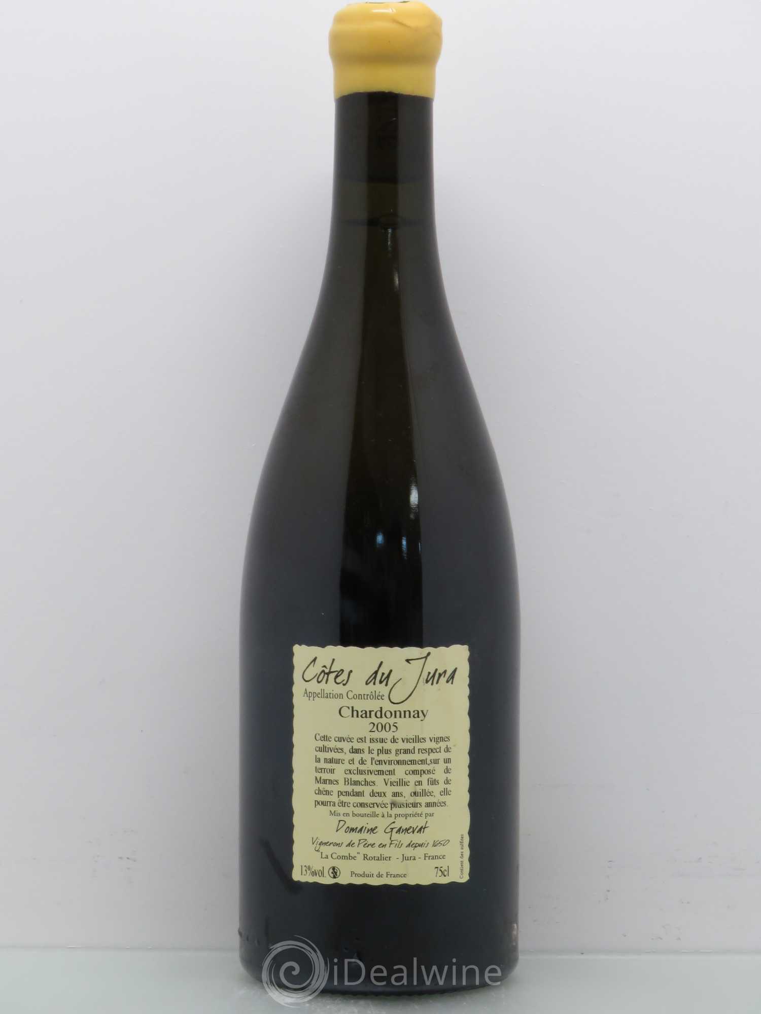 Côtes du Jura Les Grands Teppes Vieilles Vignes Jean-François Ganevat (Domaine) 2005 - Lot de 1 bouteille - 1