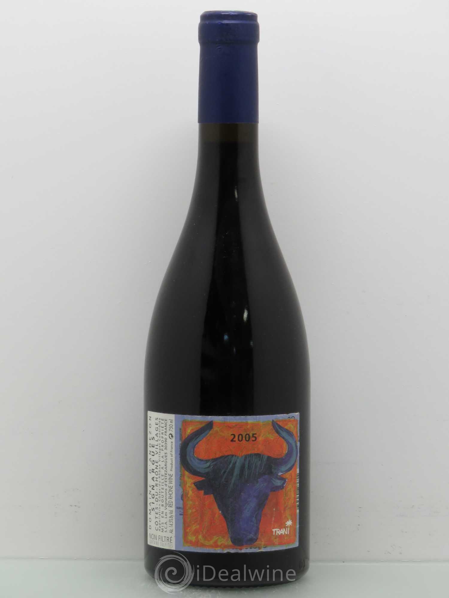 Côtes-du-Rhône Village Signargues - Domaine d'Andezon 2005 - Posten von 1 Flasche - 0
