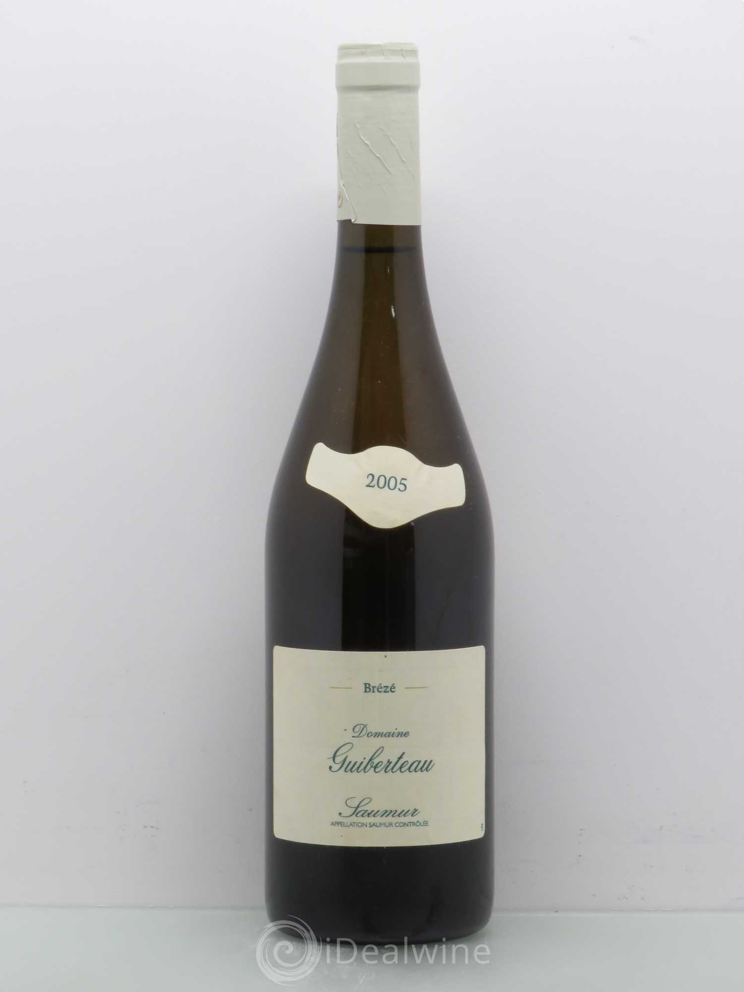 Saumur Brézé Domaine Guiberteau 2005 - Lot de 1 bouteille - 0