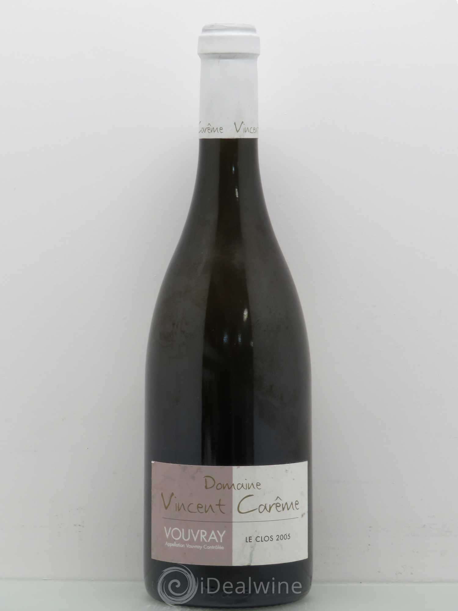 Vouvray Le Clos - Vincent Carême 2005 - Posten von 1 Flasche - 0