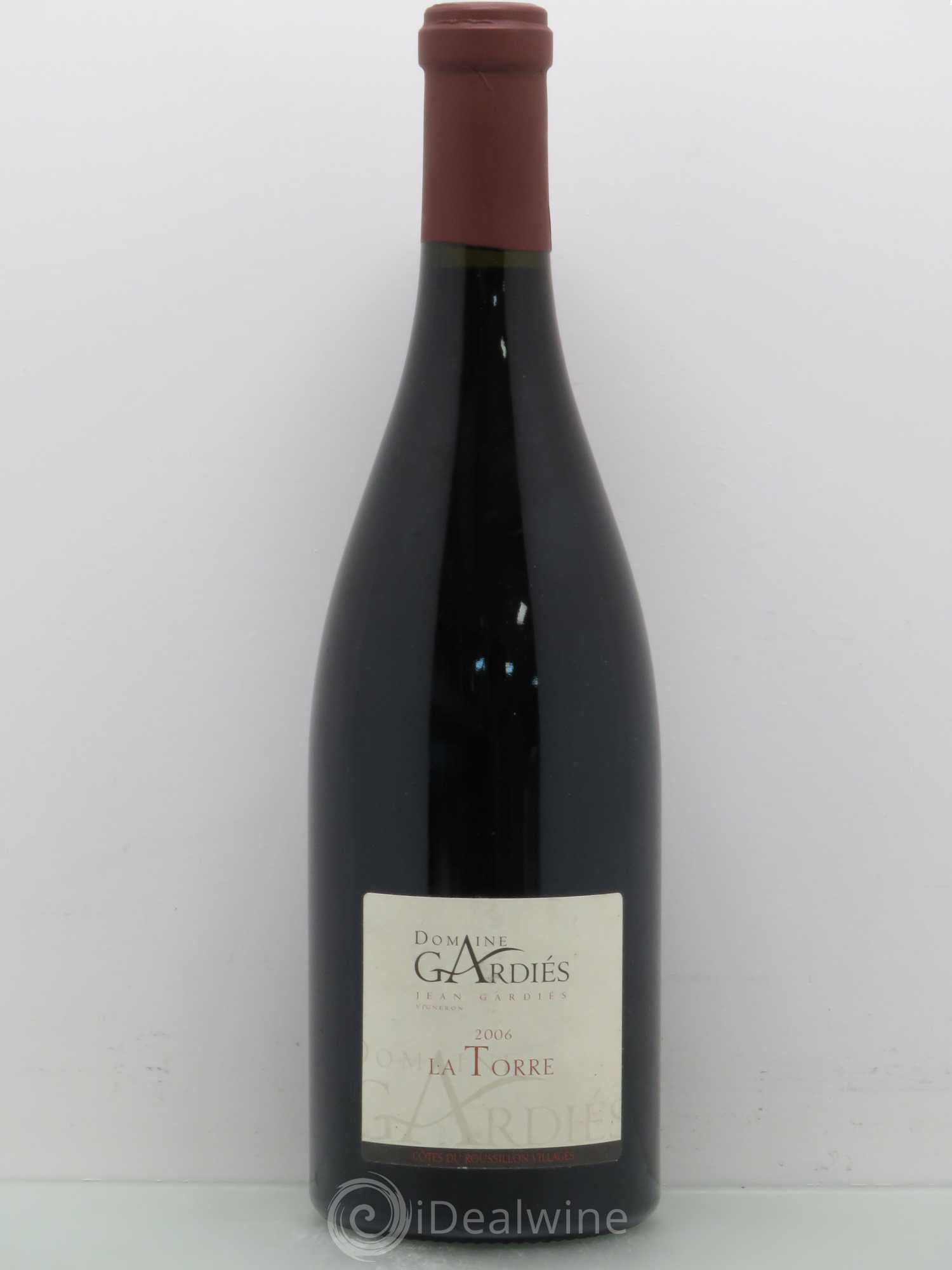 Côtes du Roussillon Gardiés (Domaine) La Torre 2006 - Lot de 1 bouteille - 0