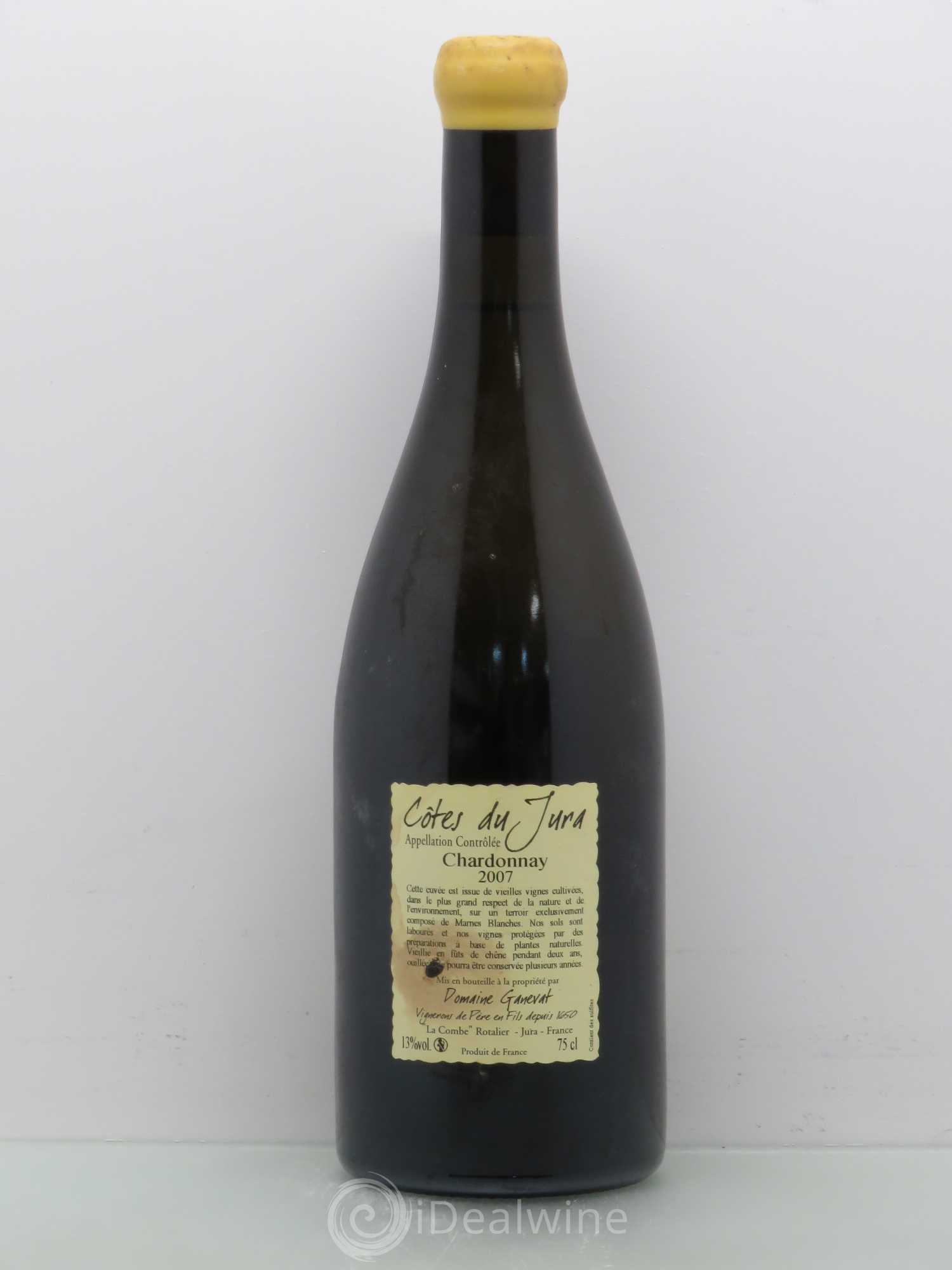 Côtes du Jura Les Grands Teppes Vieilles Vignes Jean-François Ganevat (Domaine) 2007 - Lot de 1 bouteille - 1